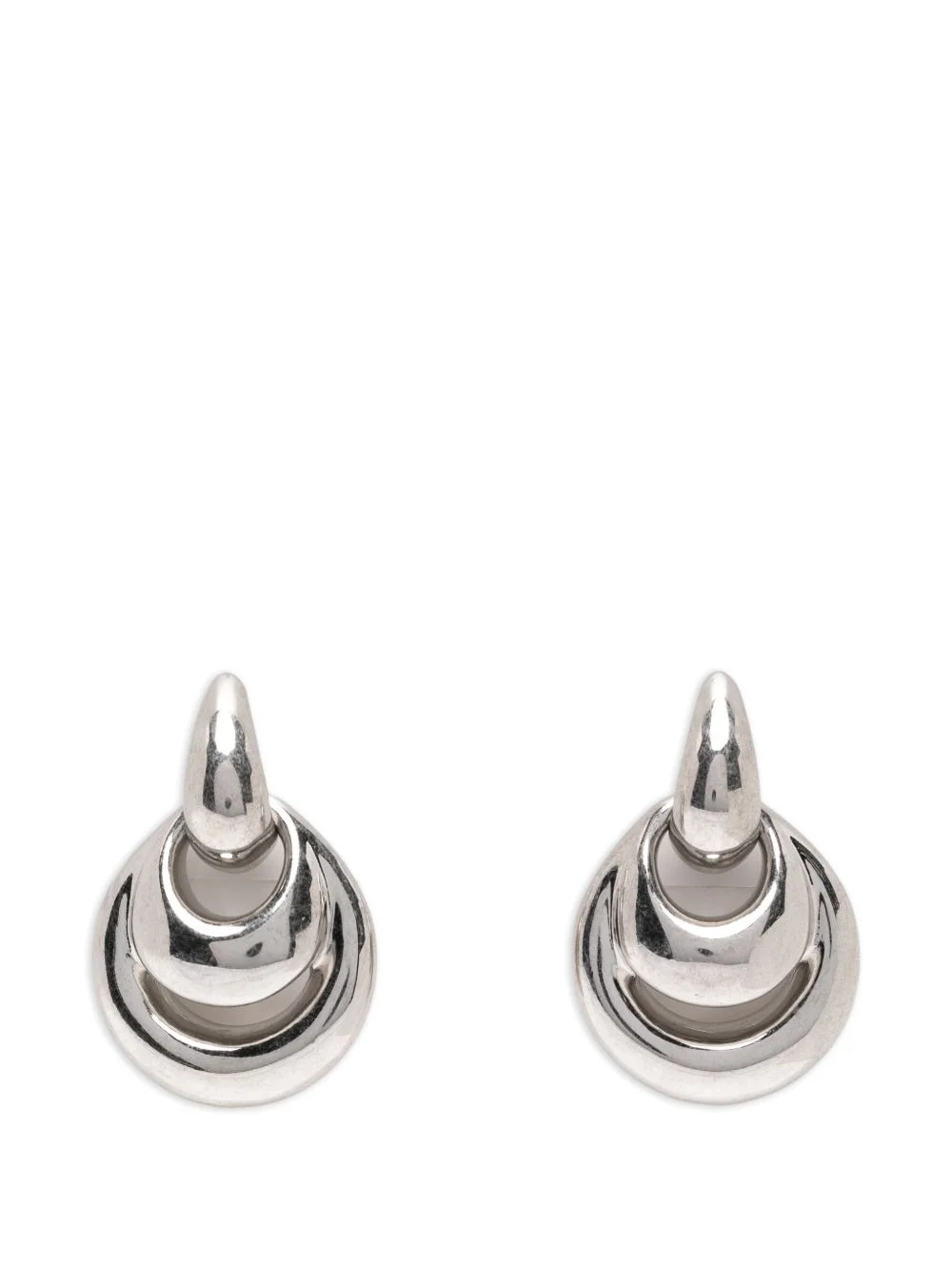 sculptural drop earrings - 1