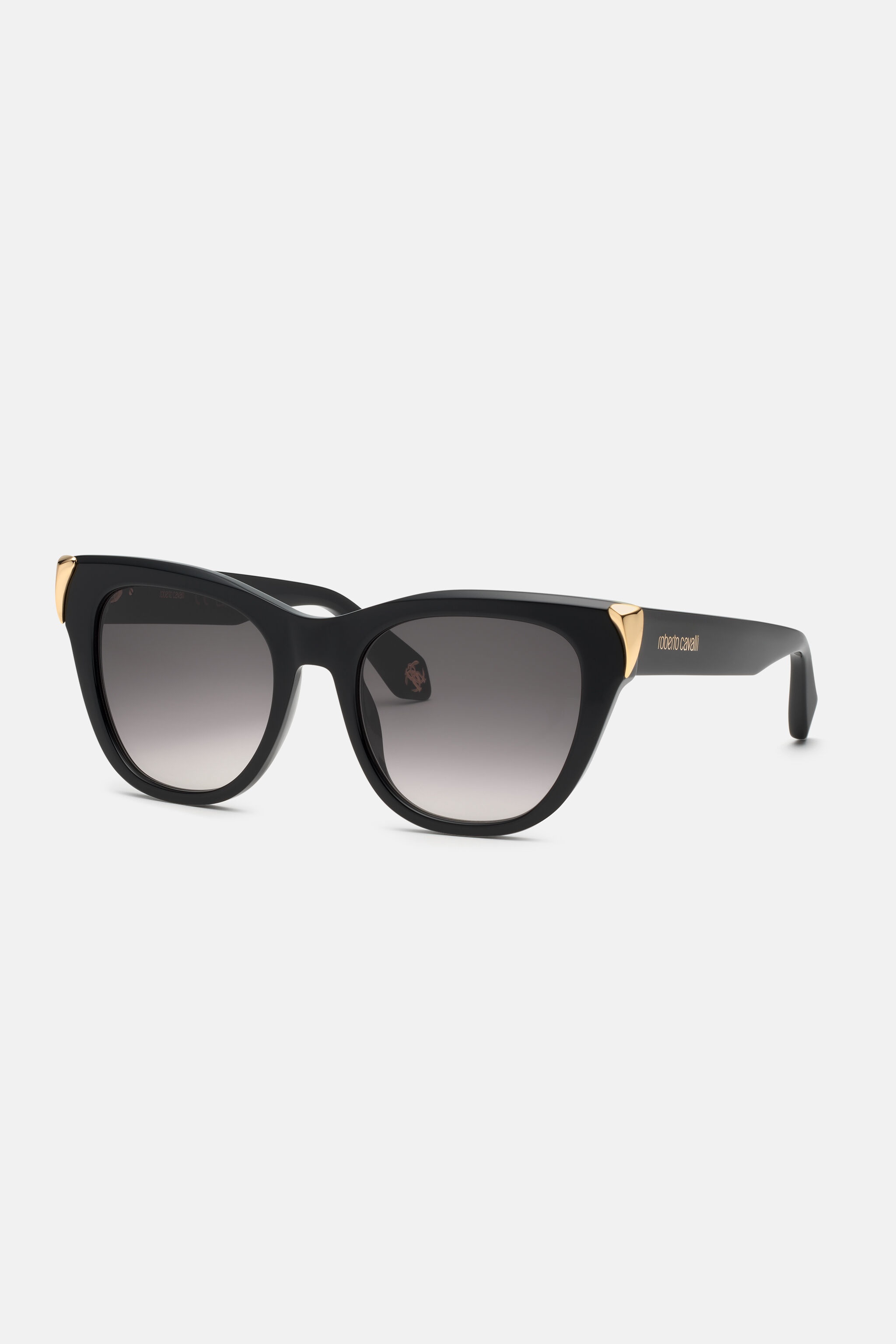 Sunglasses with feminine cat-eye and feng on sides - 3