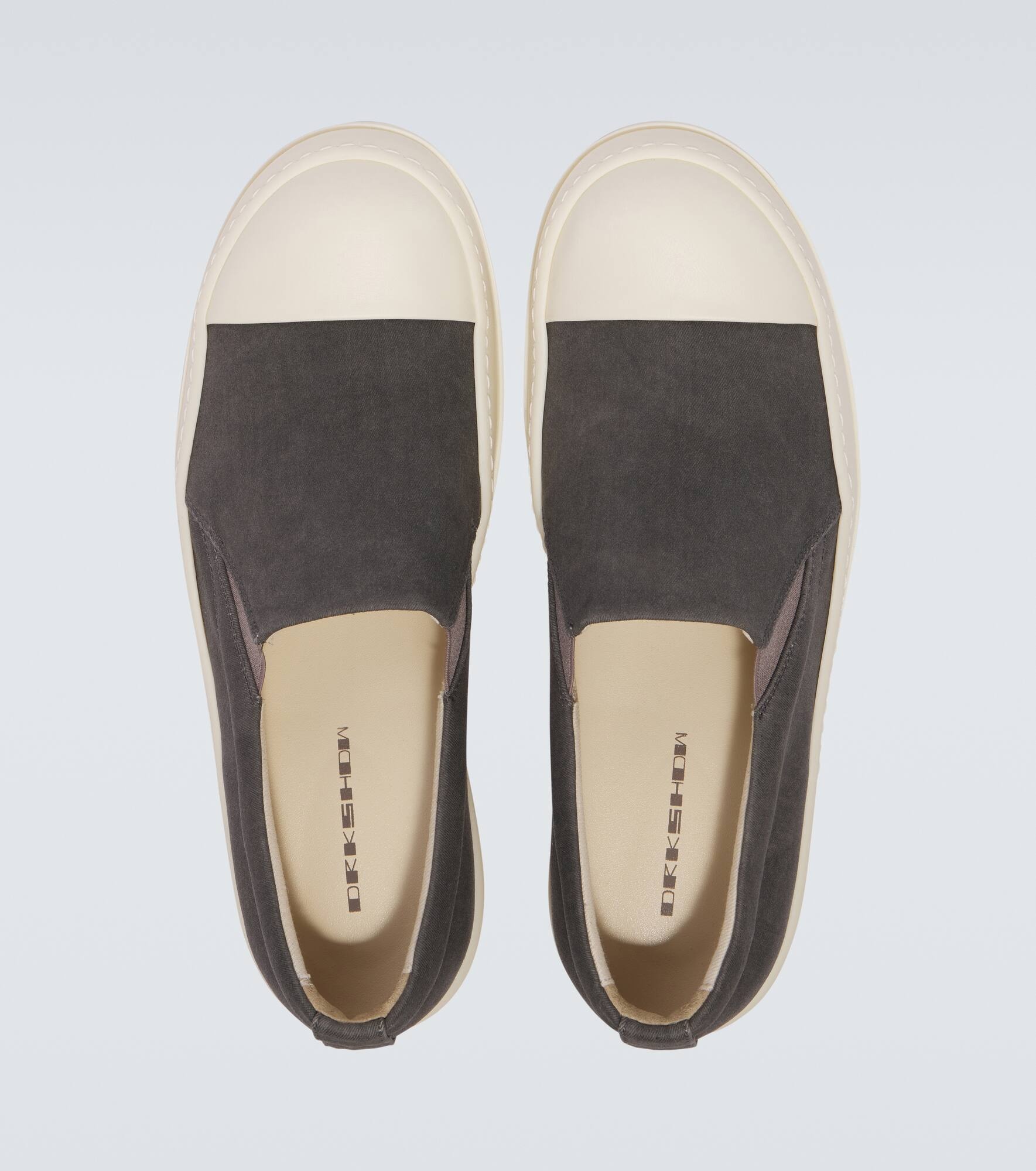 Boat denim slip-on sneakers - 4