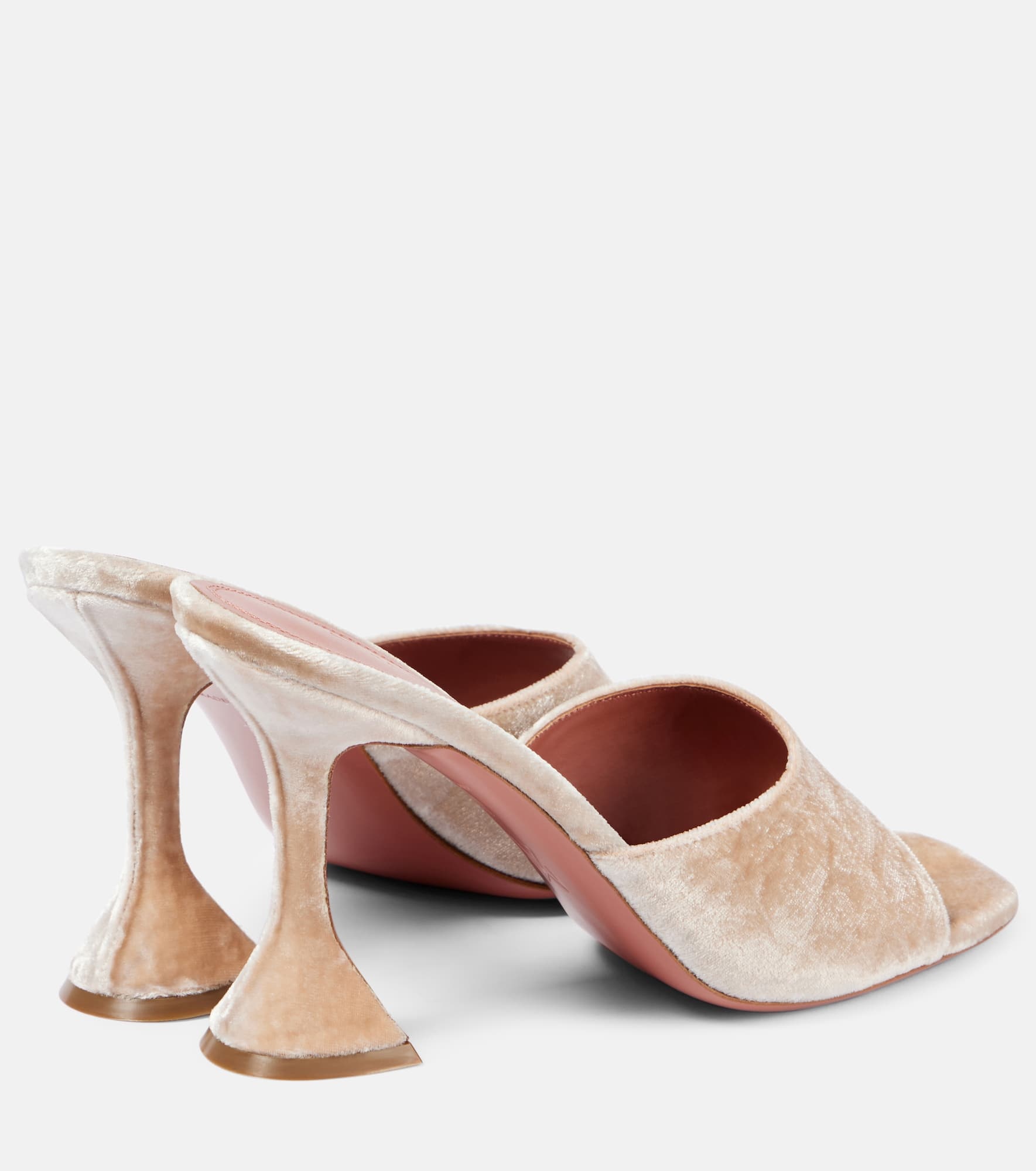 Lupita 95 velvet mules - 2
