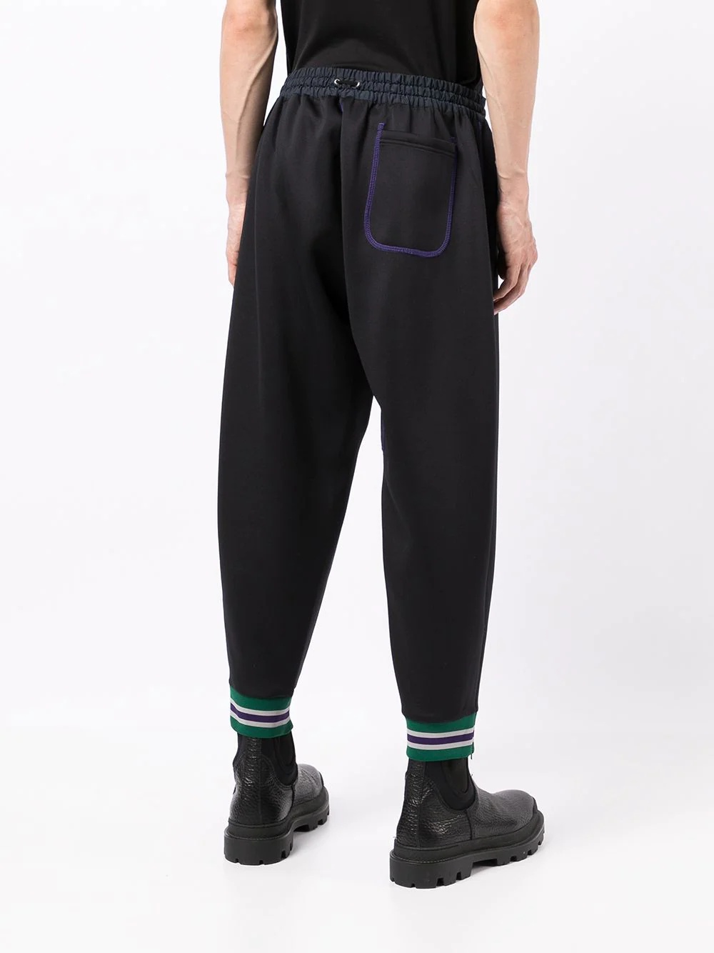 drawstring-waist trousers - 4