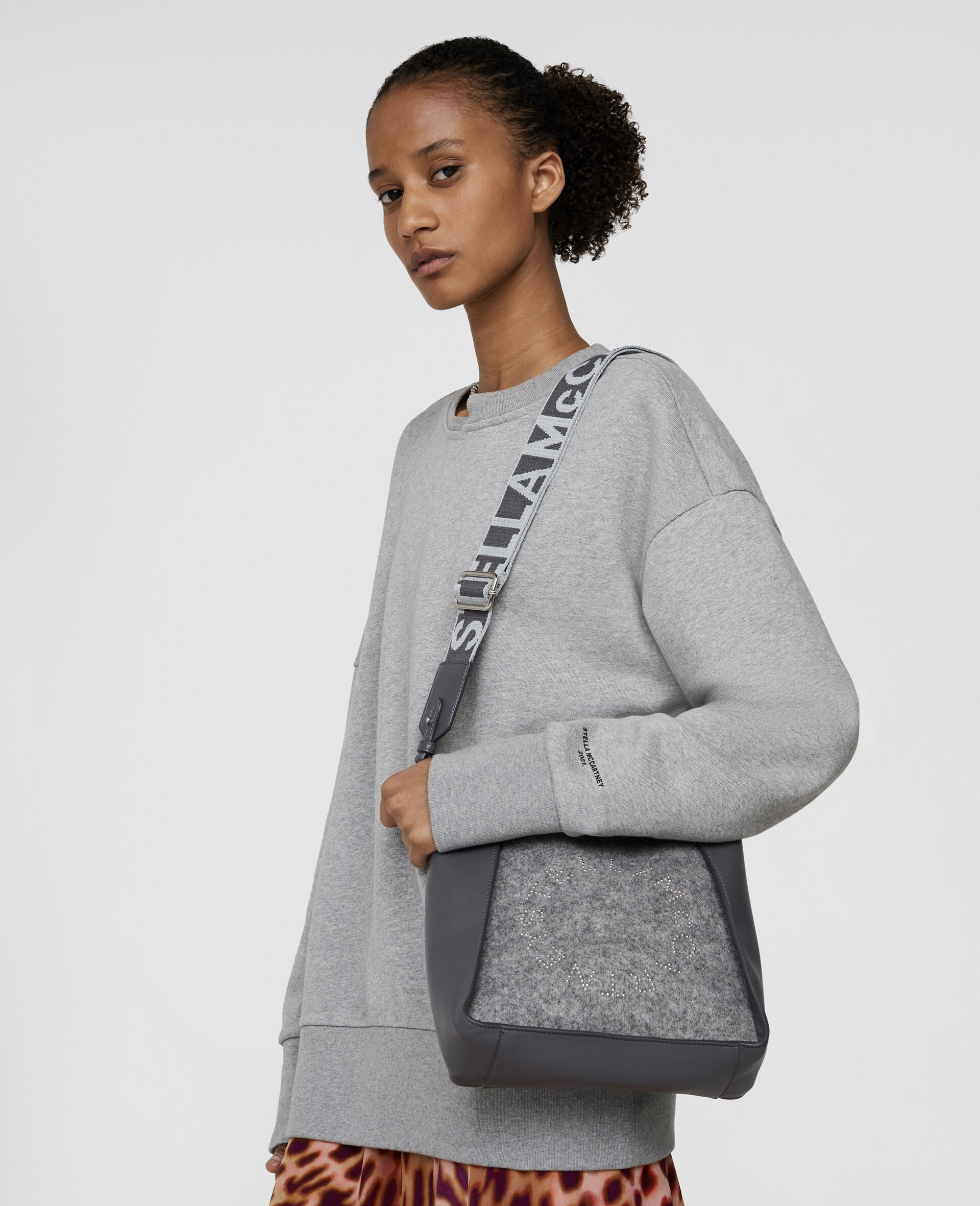 Stella Logo Felt Shoulder Bag - 2