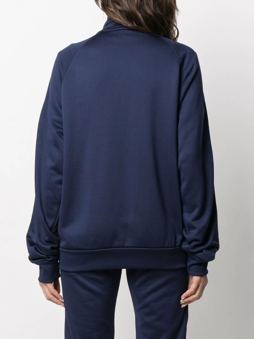 logo tape track jacket - 4