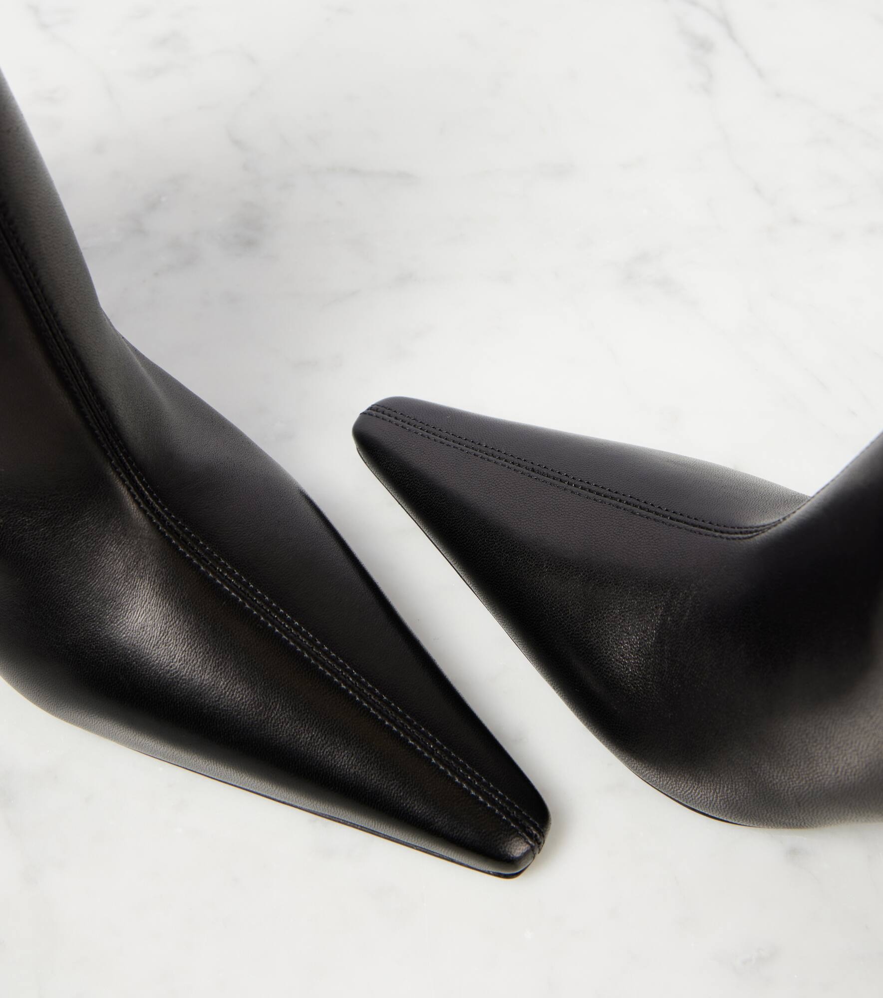 Ashley 90 leather booties - 5