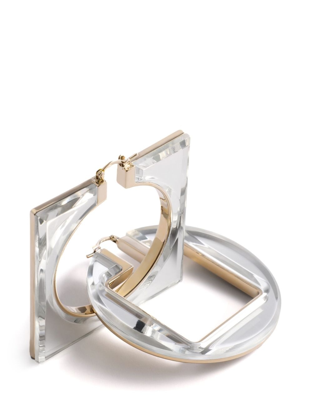 The Rond Carré hoops earrings - 2