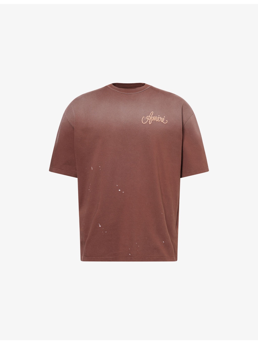Design Studio Embroidered Cotton T-Shirt - 1