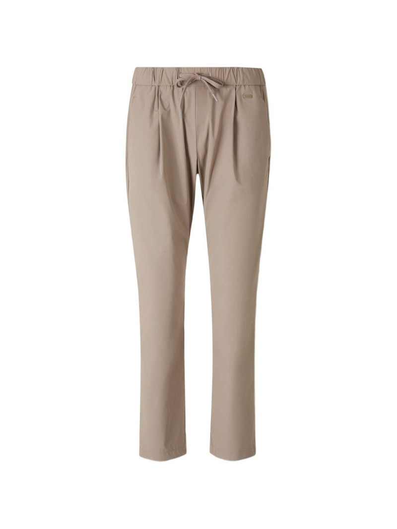drawstring-waistband trousers 1