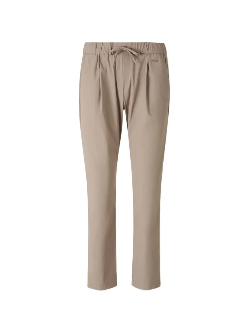 drawstring-waistband trousers - 1