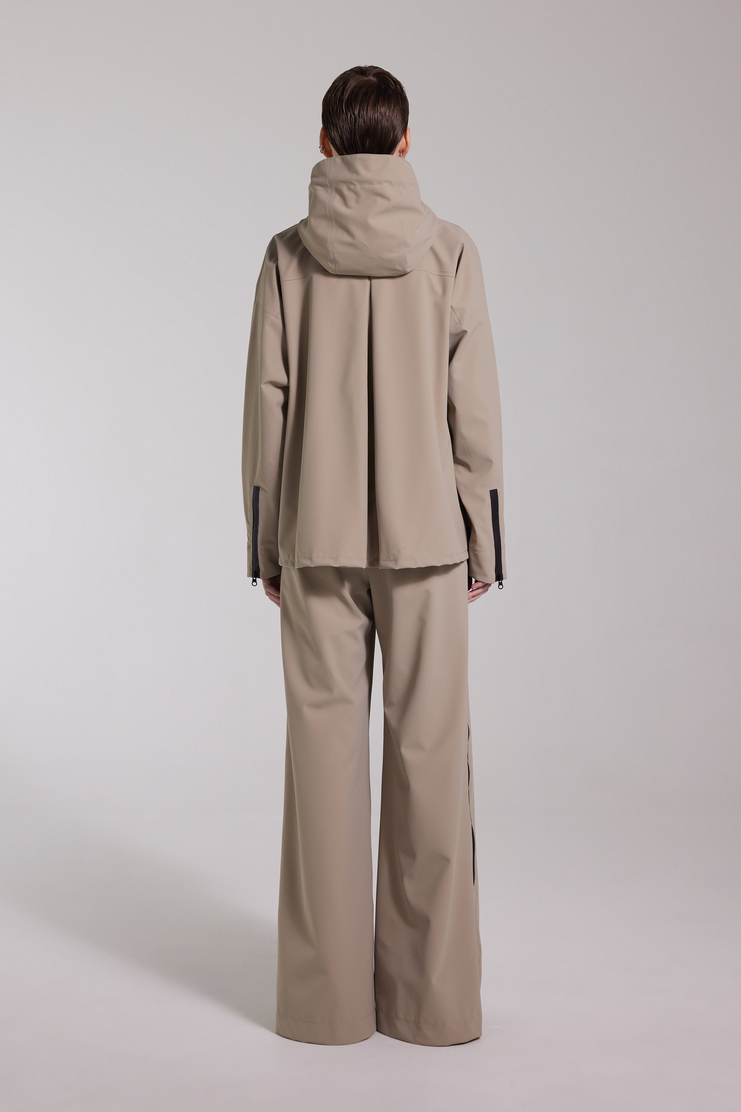 Sandviken Matte Zip Raincoat Potato - 5