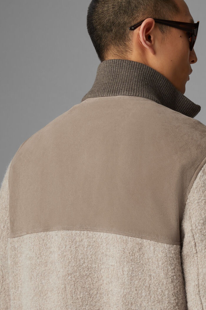 Phil Suede jacket in Pale brown - 7