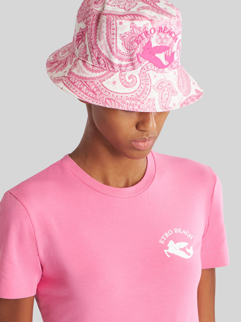 Etro LIQUID PAISLEY BEACH BUCKET HAT outlook