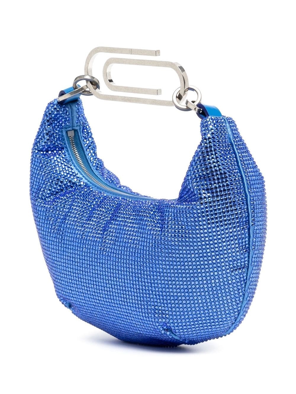 Paperclip studded shoulder bag - 3