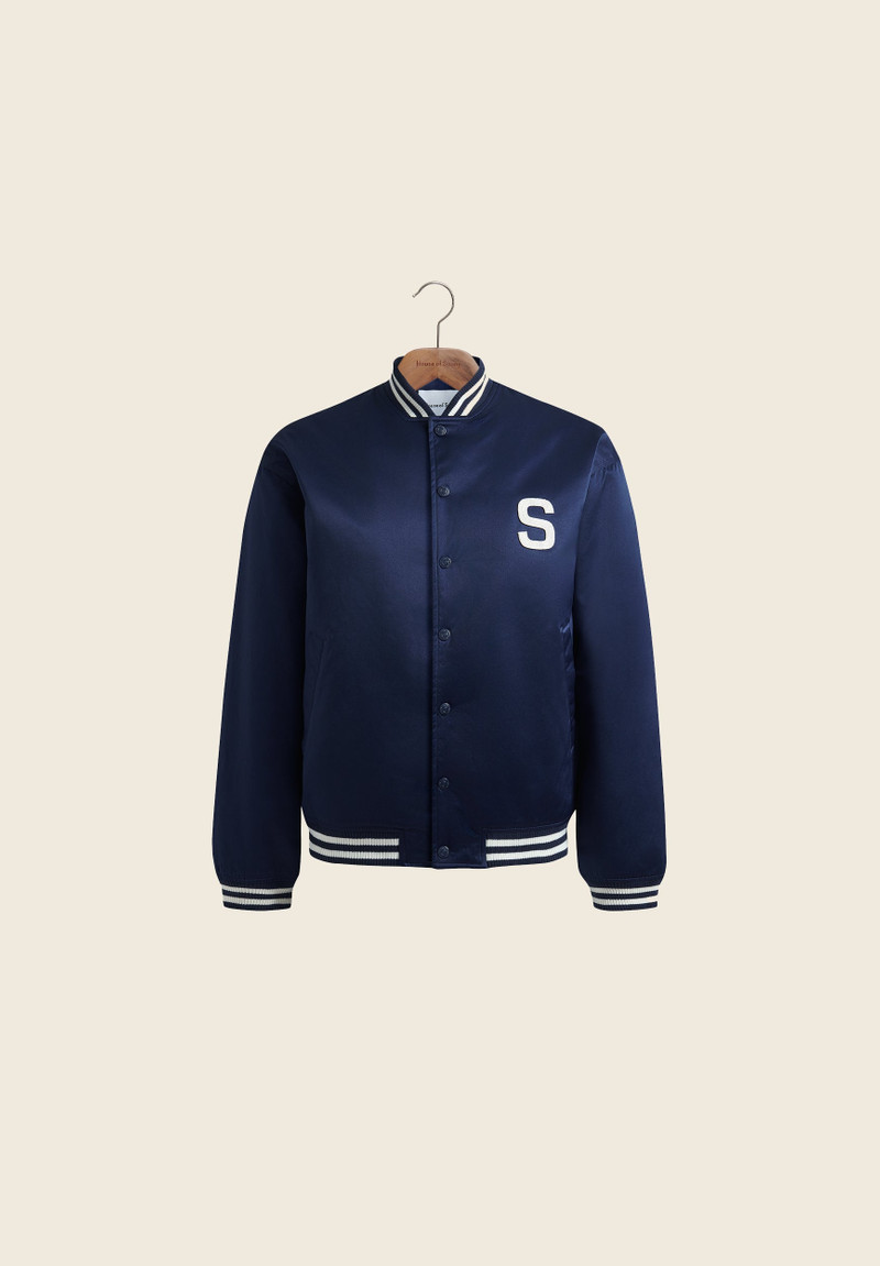 SATIN CLUB VARSITY BOMBER 1