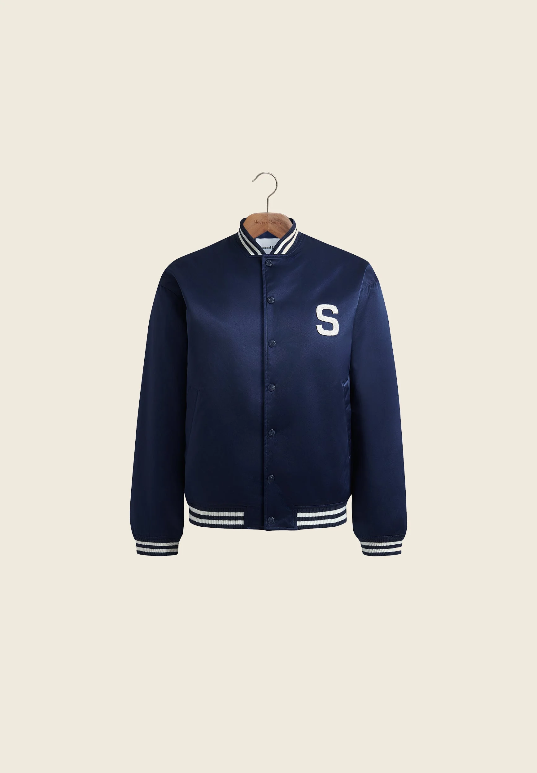 SATIN CLUB VARSITY BOMBER - 1
