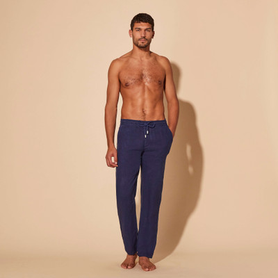 Vilebrequin Men Linen Pants Solid outlook