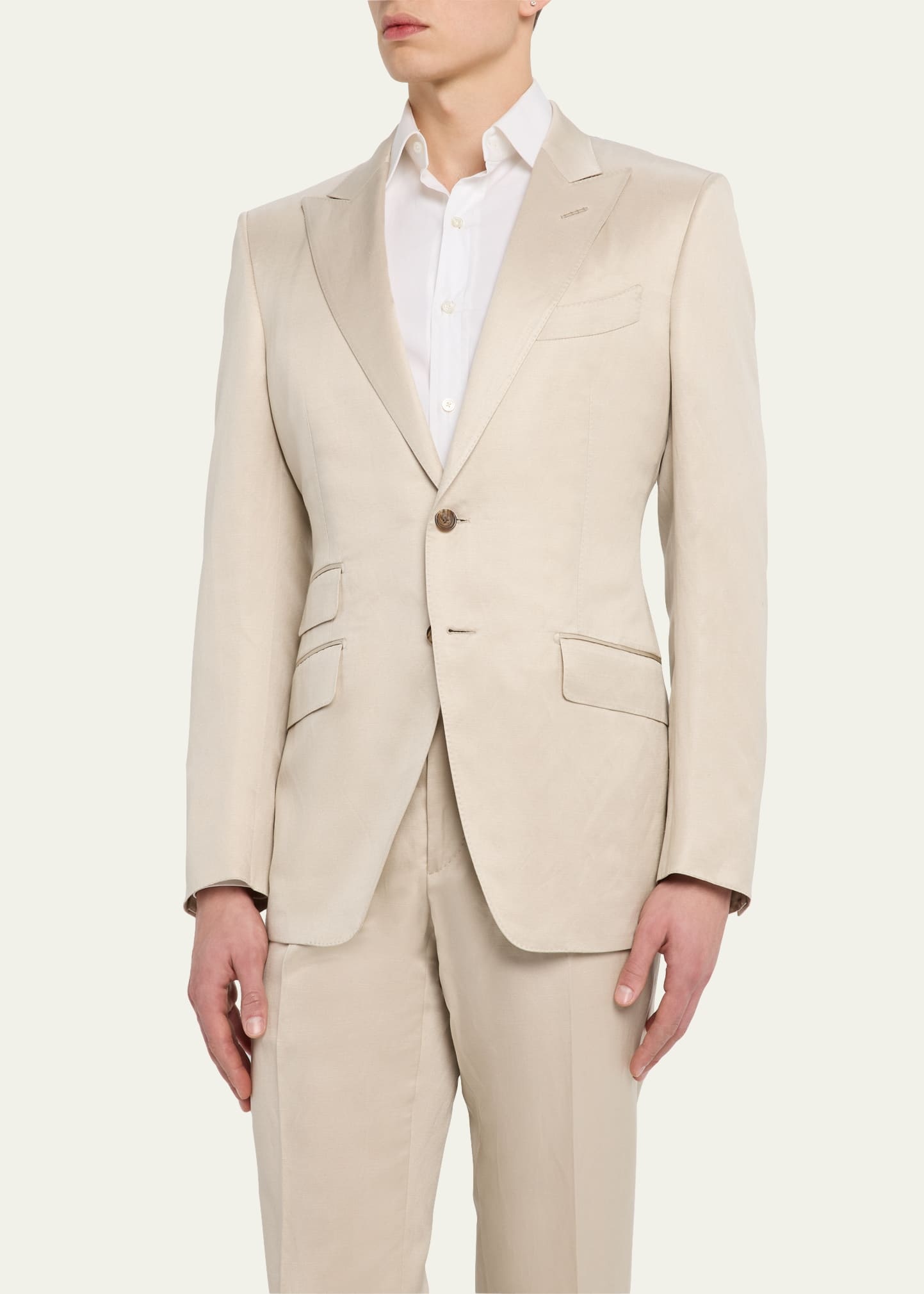 Men's O'Connor Silk-Linen Twill Suit - 4