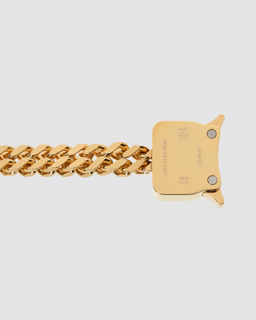 CUBIX CHAIN BRACELET W/ FIXED BUCKLE - 5