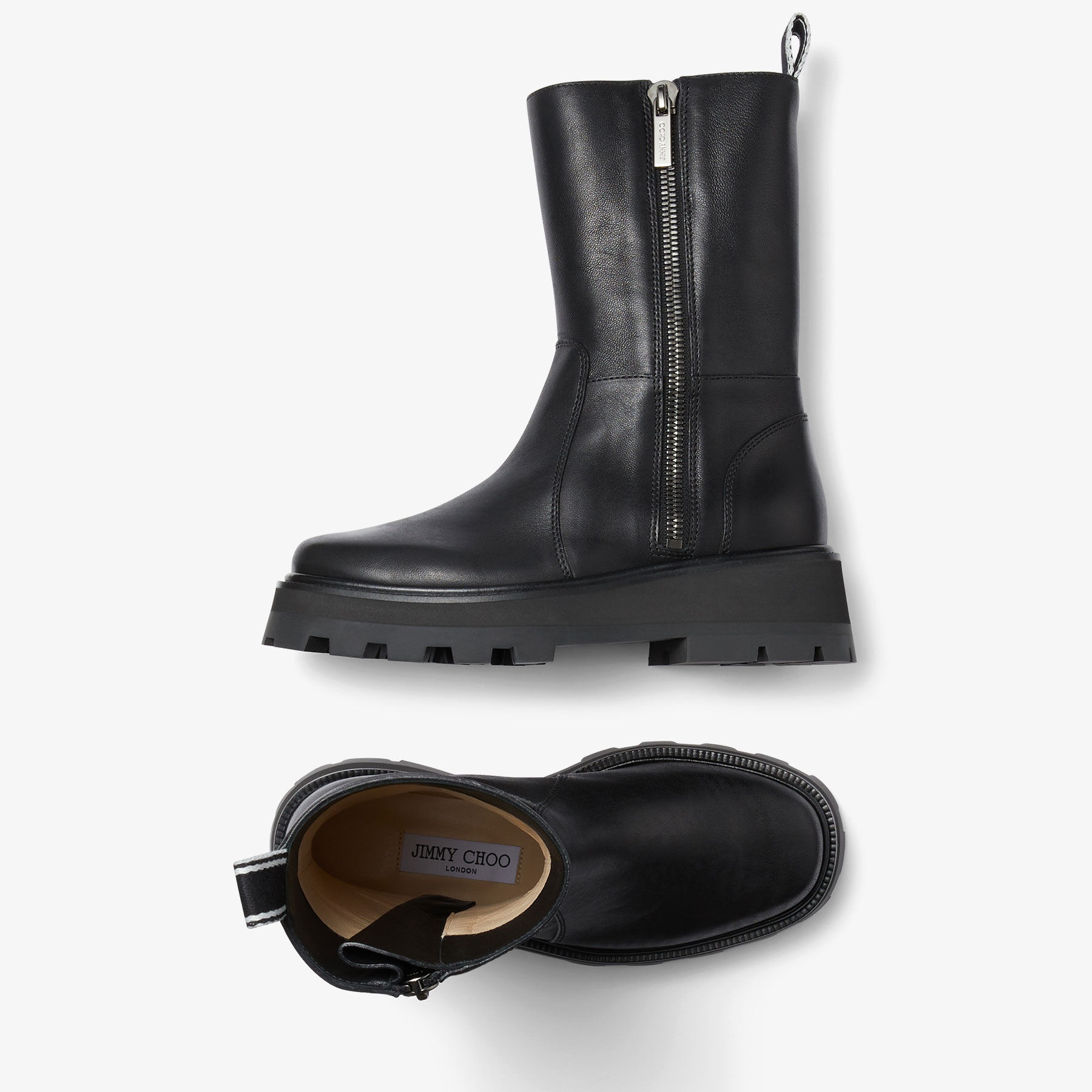Bayu Flat
Black Soft Nappa Leather Boots - 5