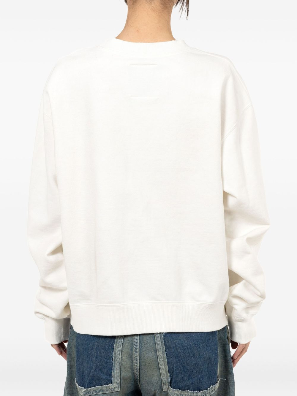 cat-print embellished sweatshirt - 3