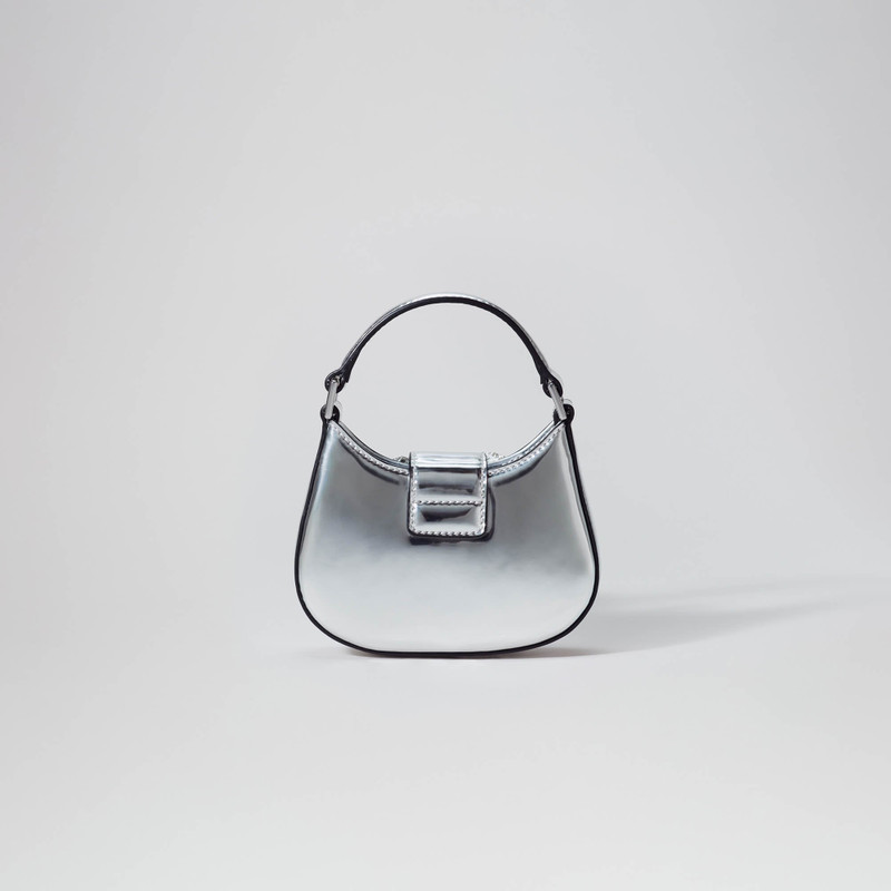Silver Crescent Bow Micro Bag 3