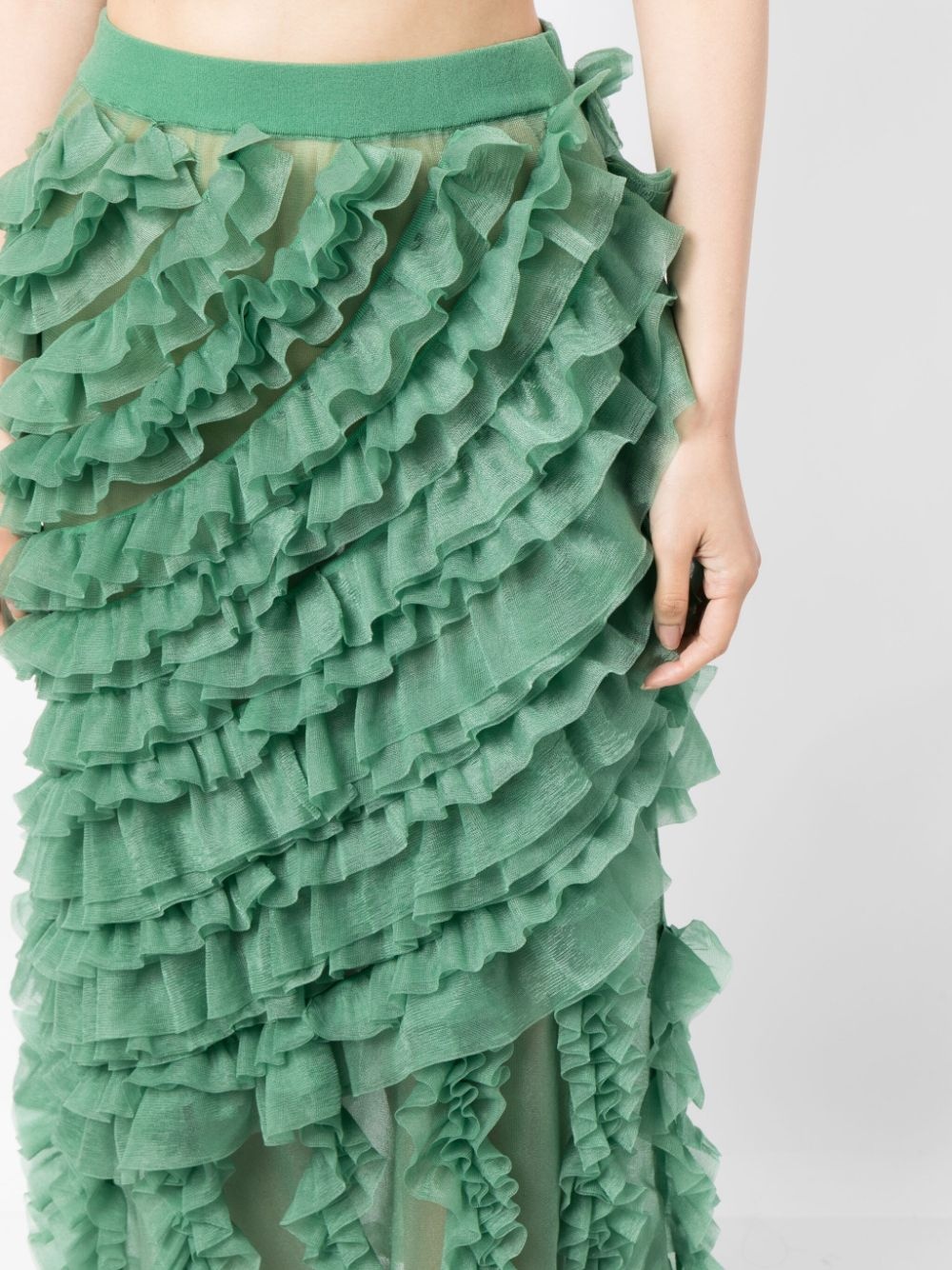 Sarafina ruffled midi skirt - 5