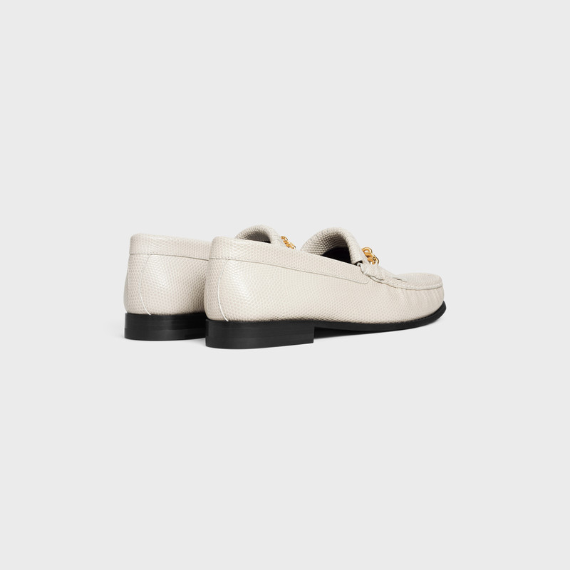CELINE CELINE LUCO LOAFER WITH FRINGES in Lizard Stamped Calfskin outlook