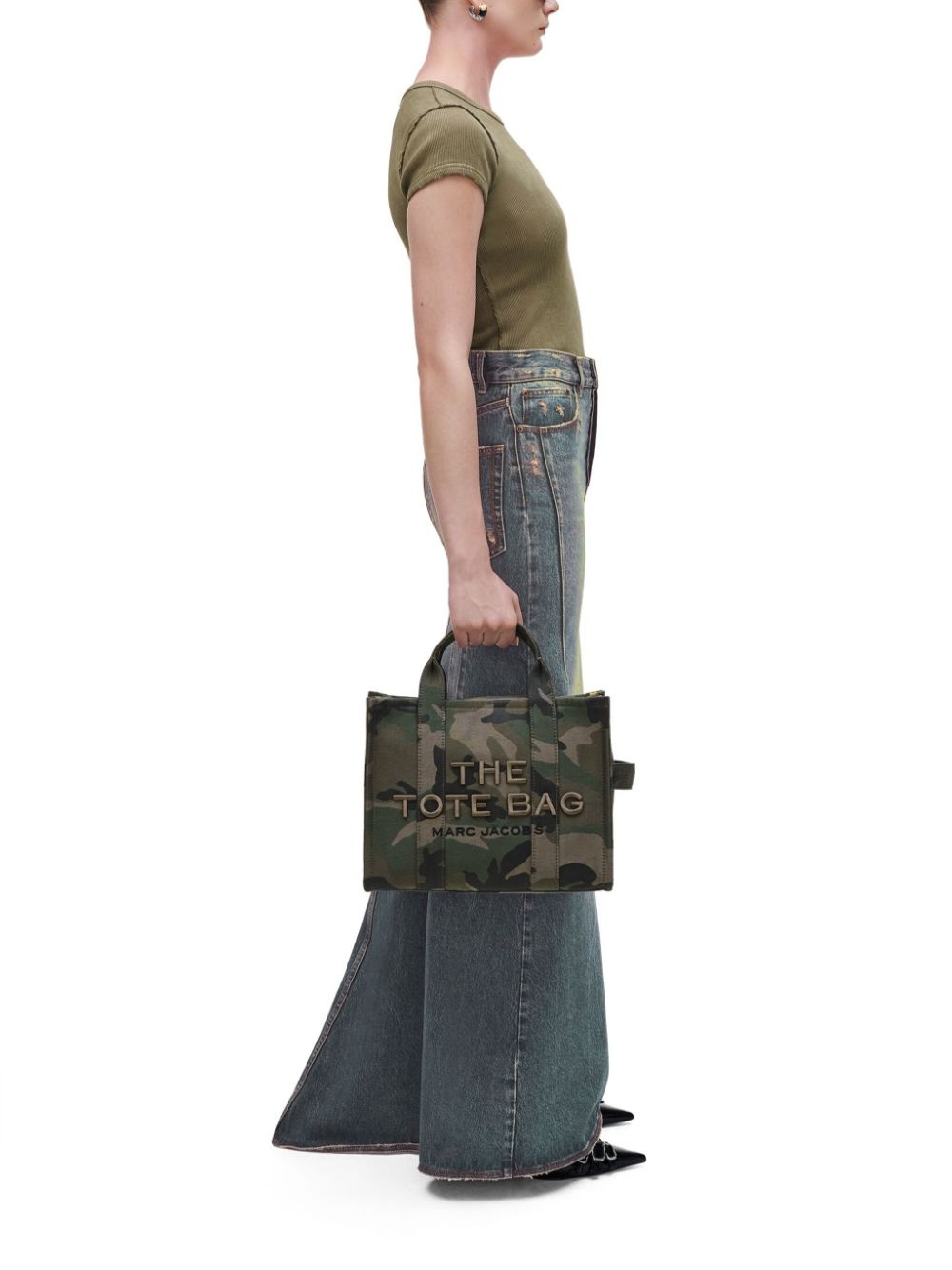 The Medium Camo Jacquard Tote bag - 2
