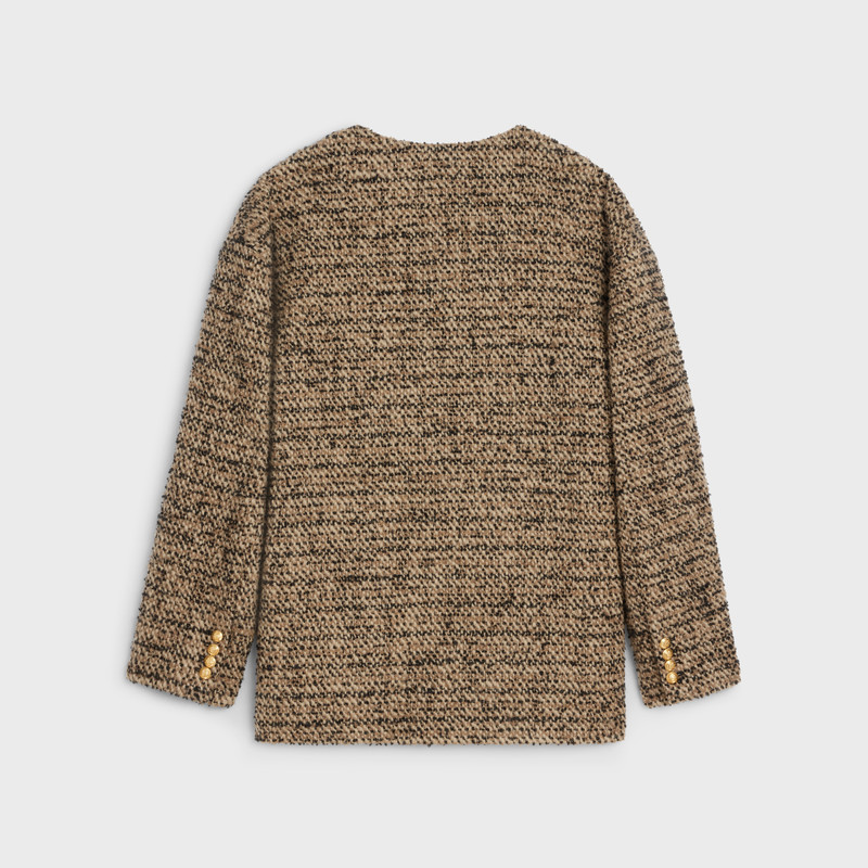 CELINE OVERSIZED CARDIGAN IN TWEED outlook