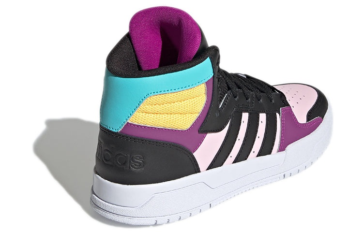 (WMNS) adidas neo Entrap Mid 'Black Pink Yellow' GY7595 - 4