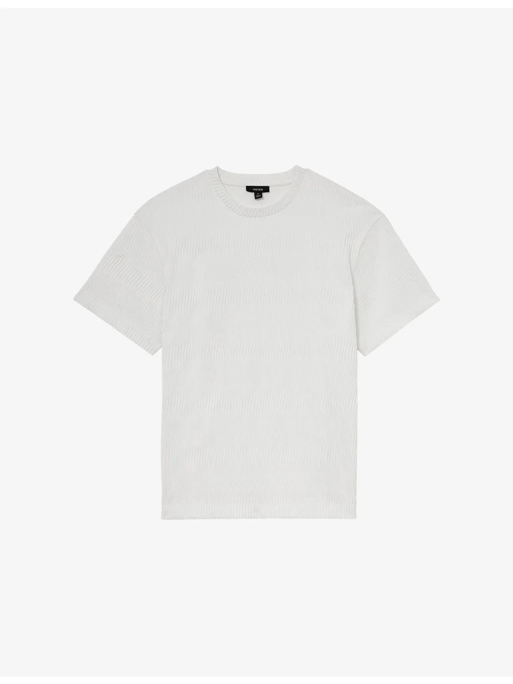 Cox Jacquard-Wave Stretch-Woven T-Shirt - 1