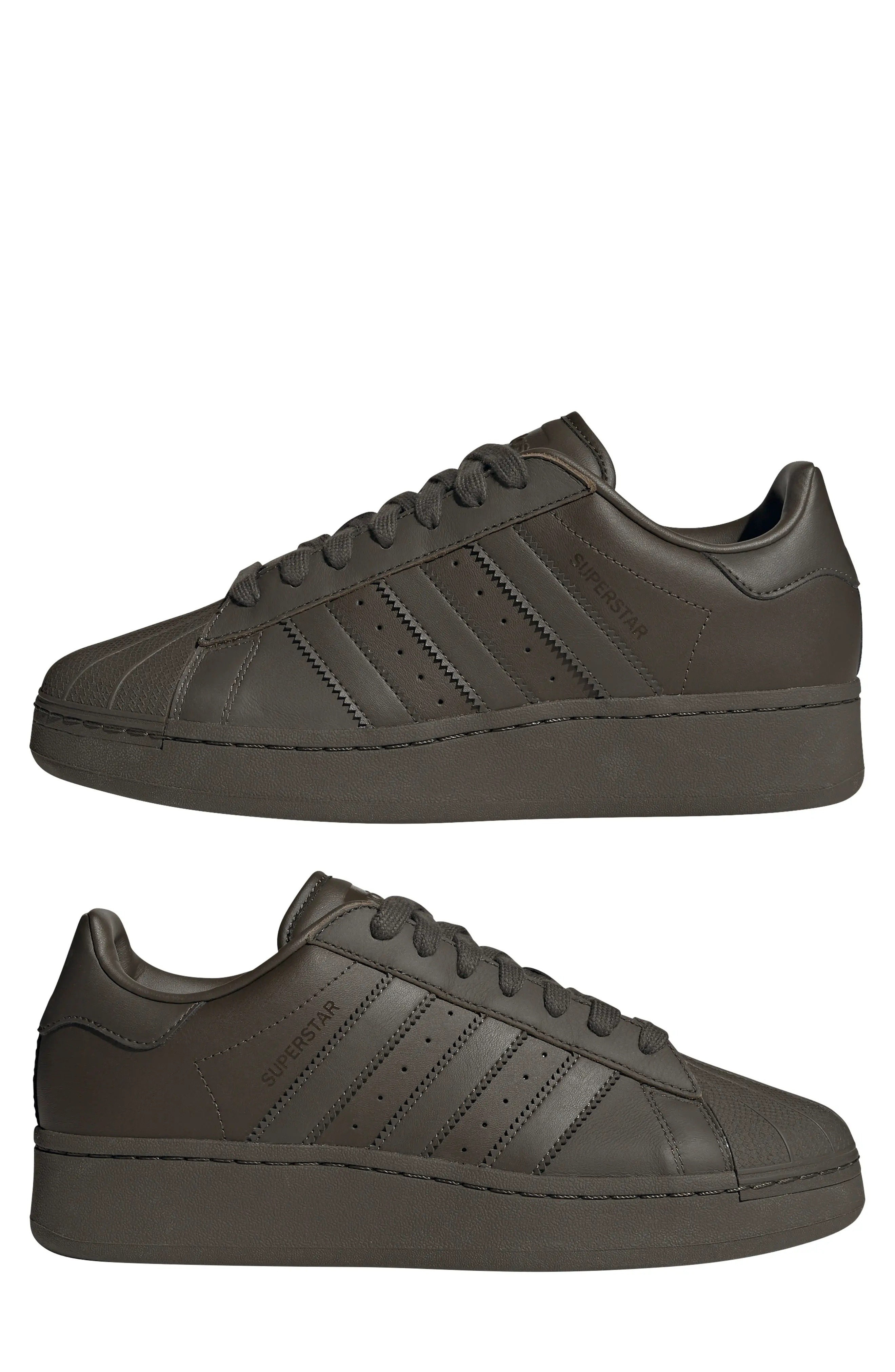 Superstar XLG Sneaker in Olive/Shadow Olive/Black - 9