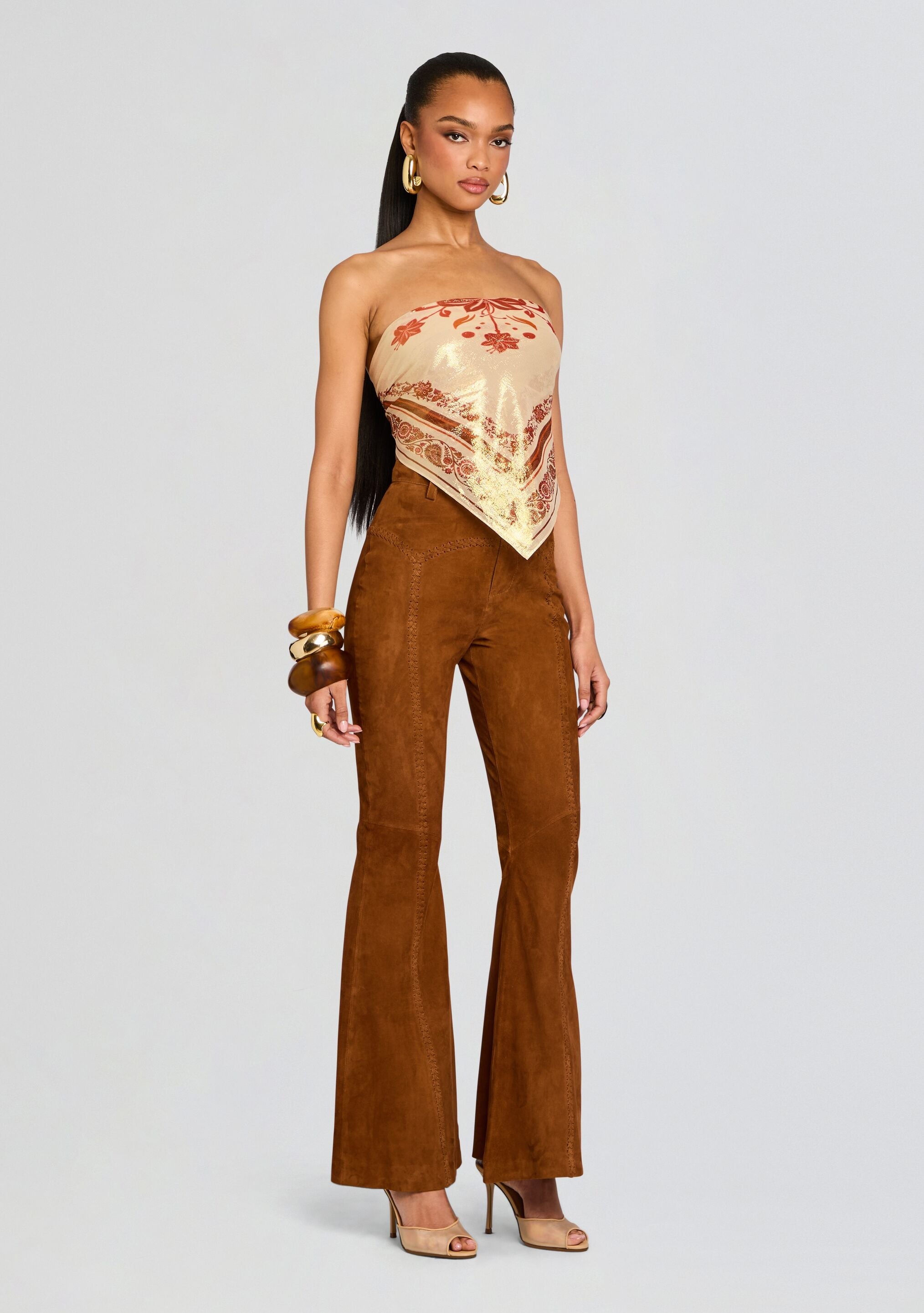 MANUELA SUEDE PANT - 4