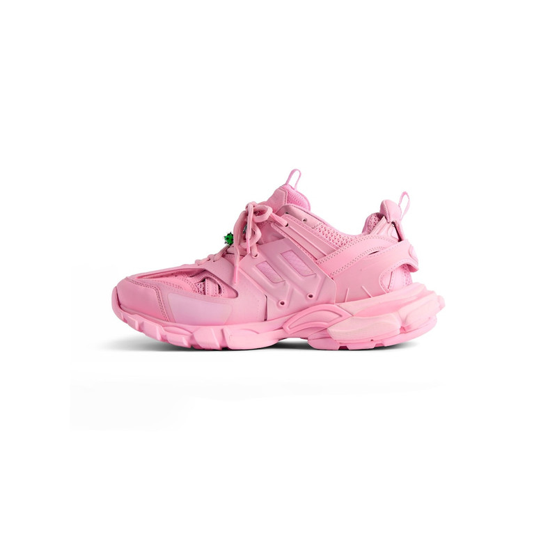 BALENCIAGA Women's Track Sneaker With Charms in Pink outlook