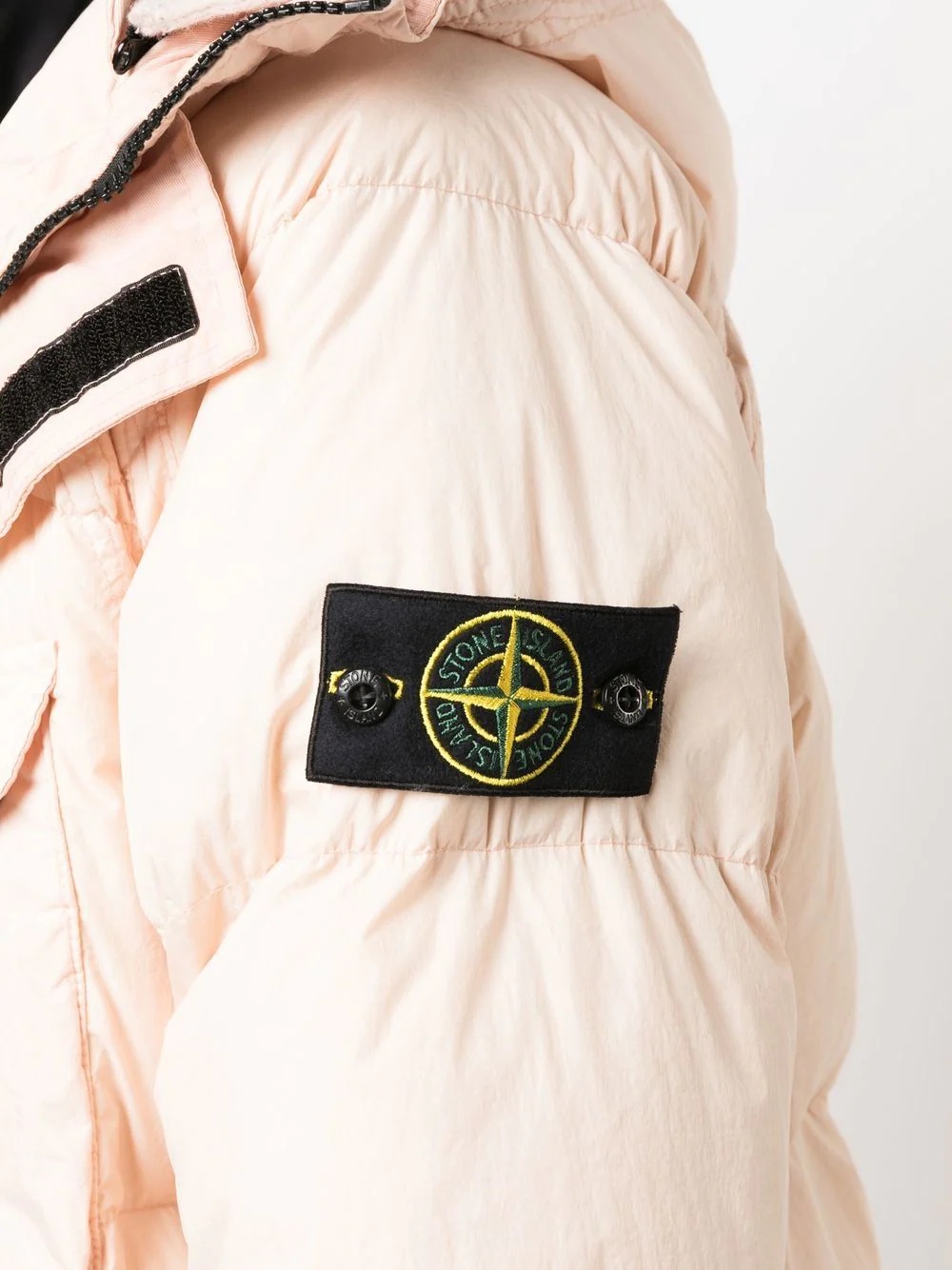 Compass-motif down jacket - 5