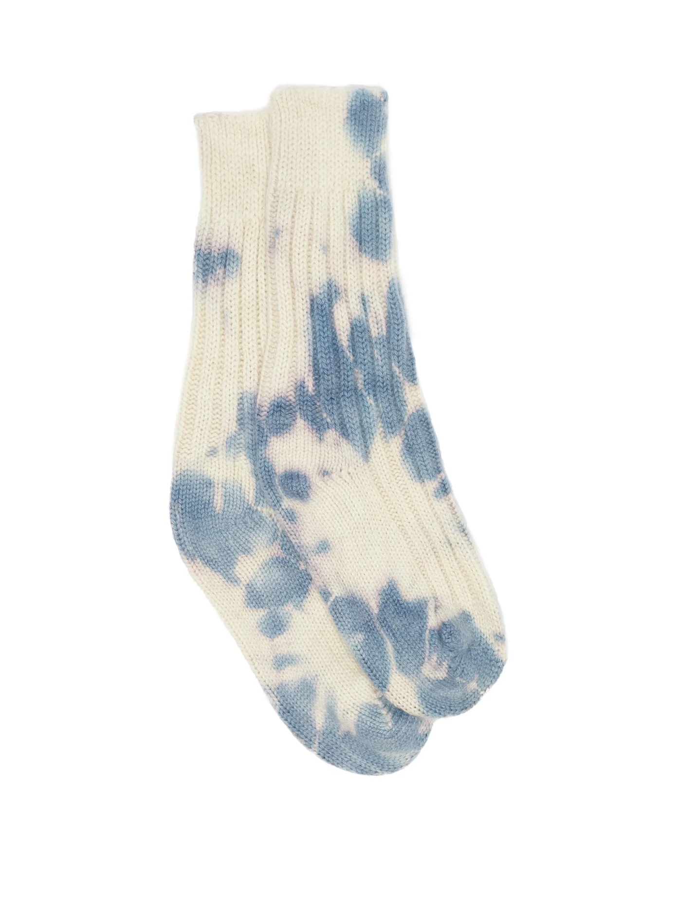 Yosemite tie-dye cashmere socks - 1