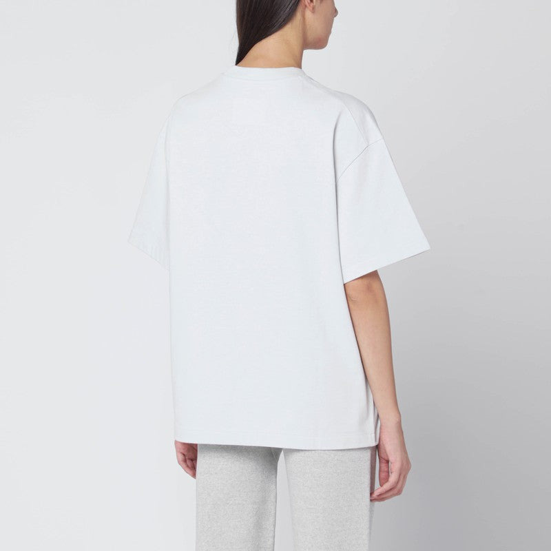 Jil Sander Light grey oversized T-shirt with logo print - 2