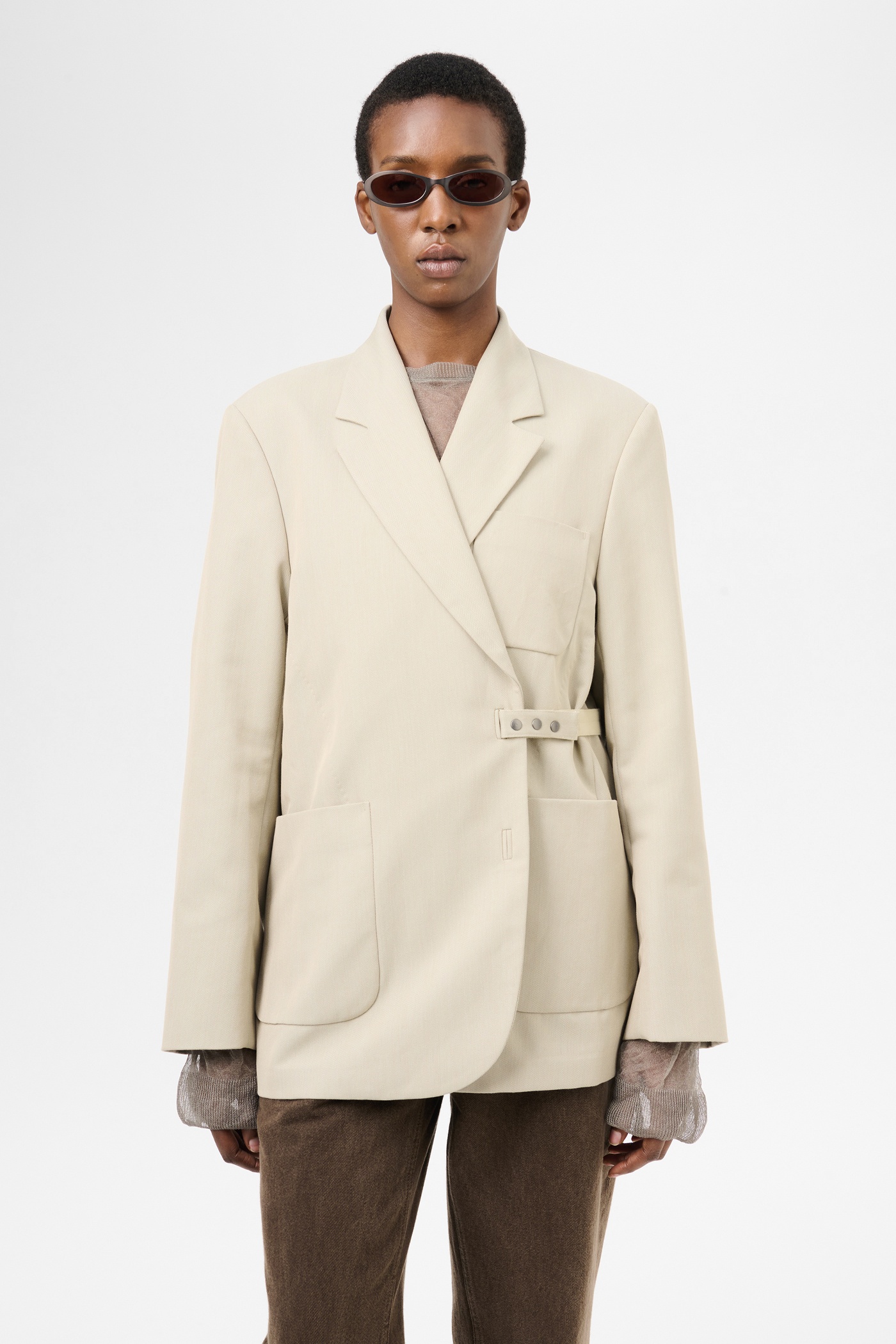 Clasp Blazer Lucid Pistachio Rural Wool - 4