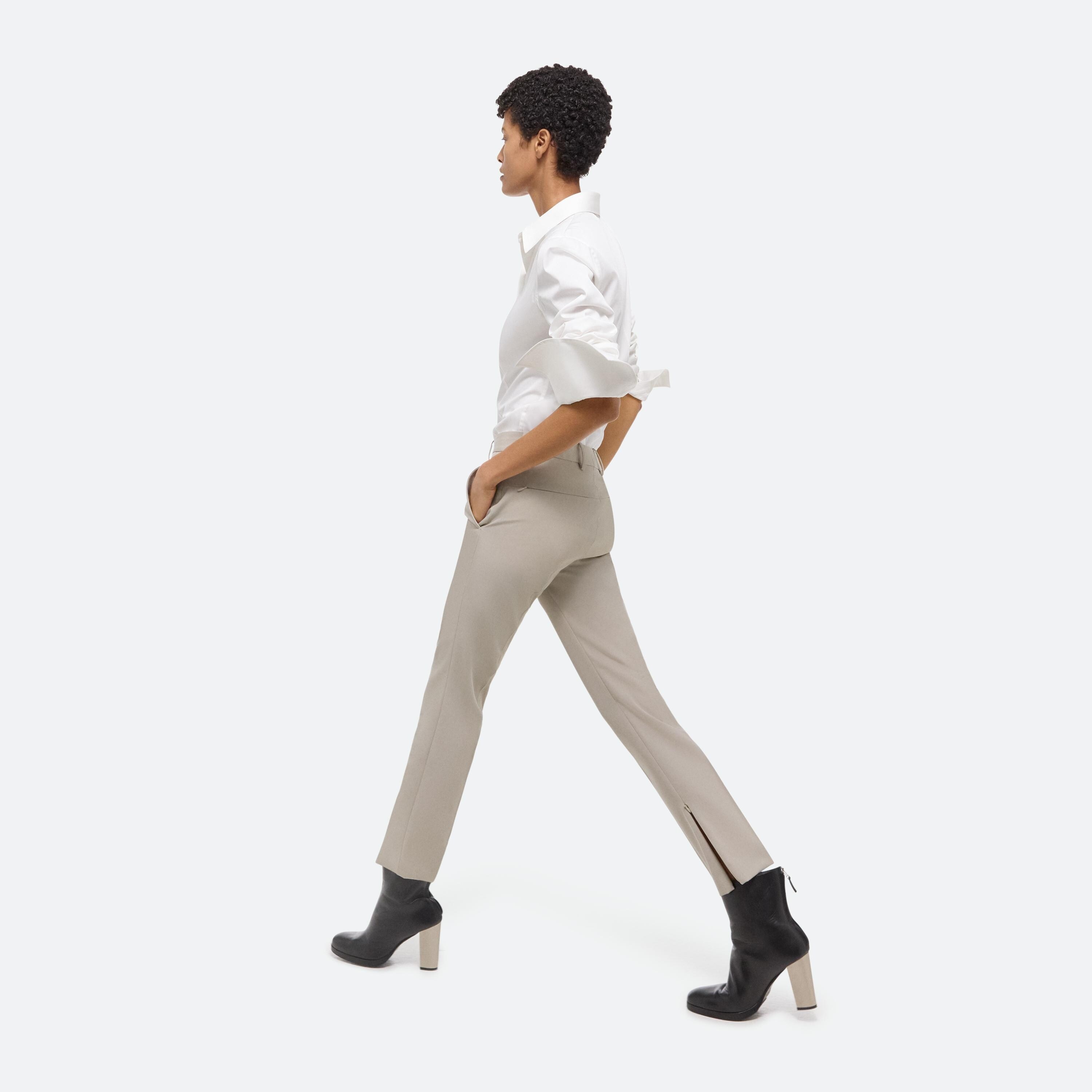 SLIM VIRGIN WOOL TROUSER - 7