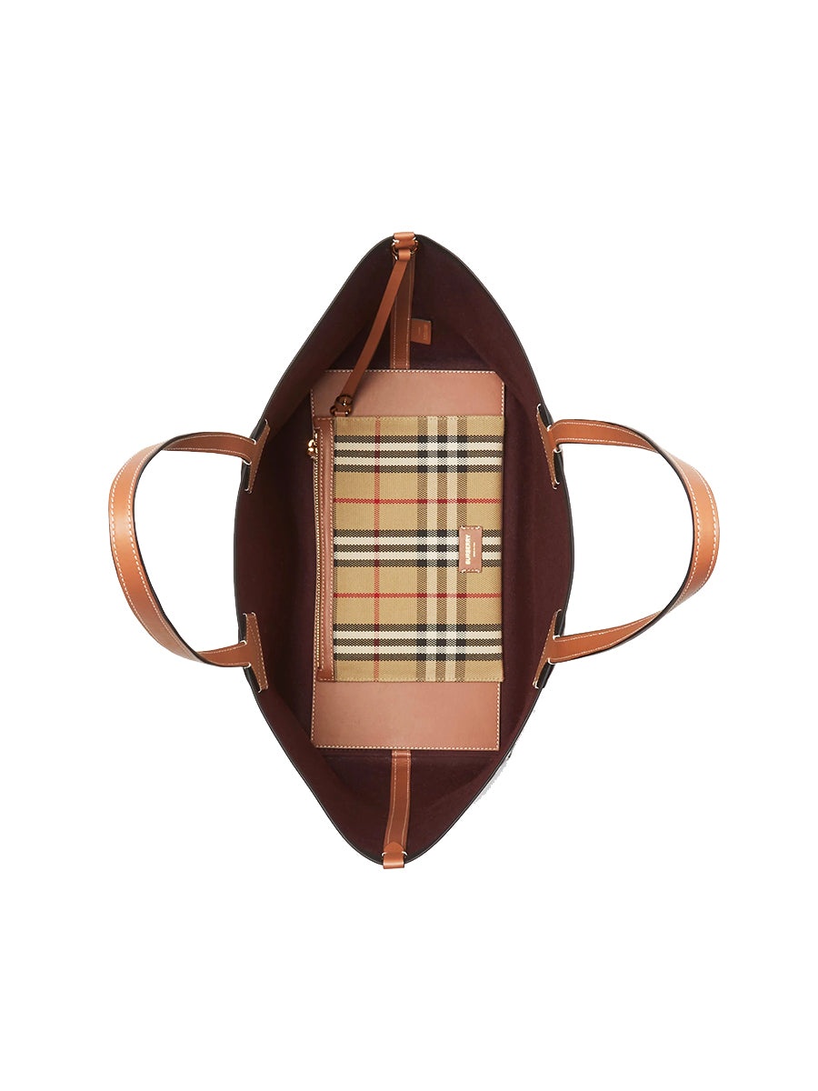 Medium London Tote in Briar Brown/Black - 2