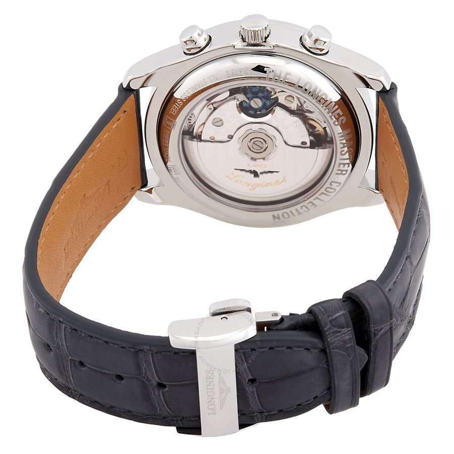 Longines Master Collection Chronograph GMT Automatic Moon Phase Men's Watch L2.673.4.61.2 - 3