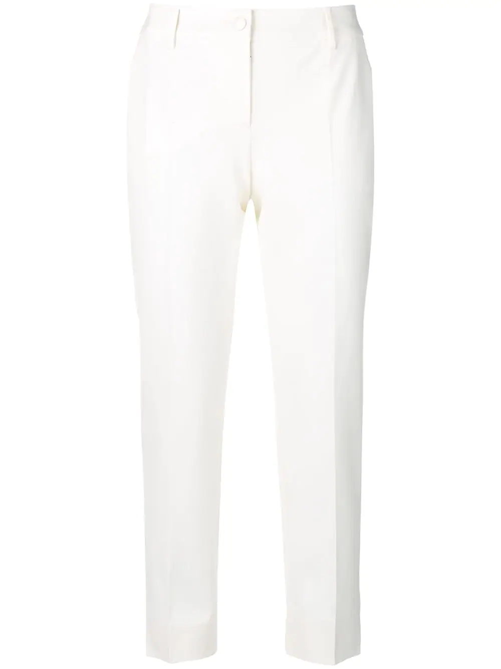 cropped slim-fit trousers - 1