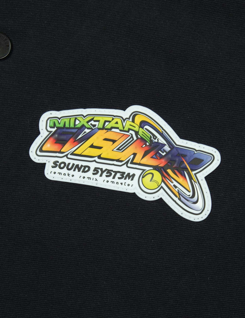 3D Badge and Digital Print Oversized Short-Sleeve Shirt 8