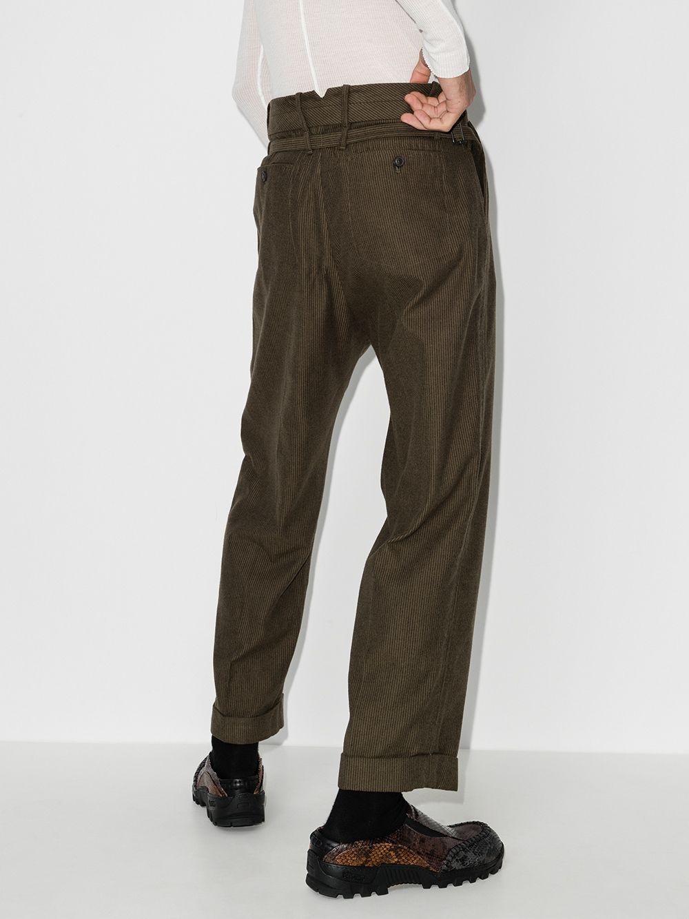 Uniform straight-leg trousers - 3