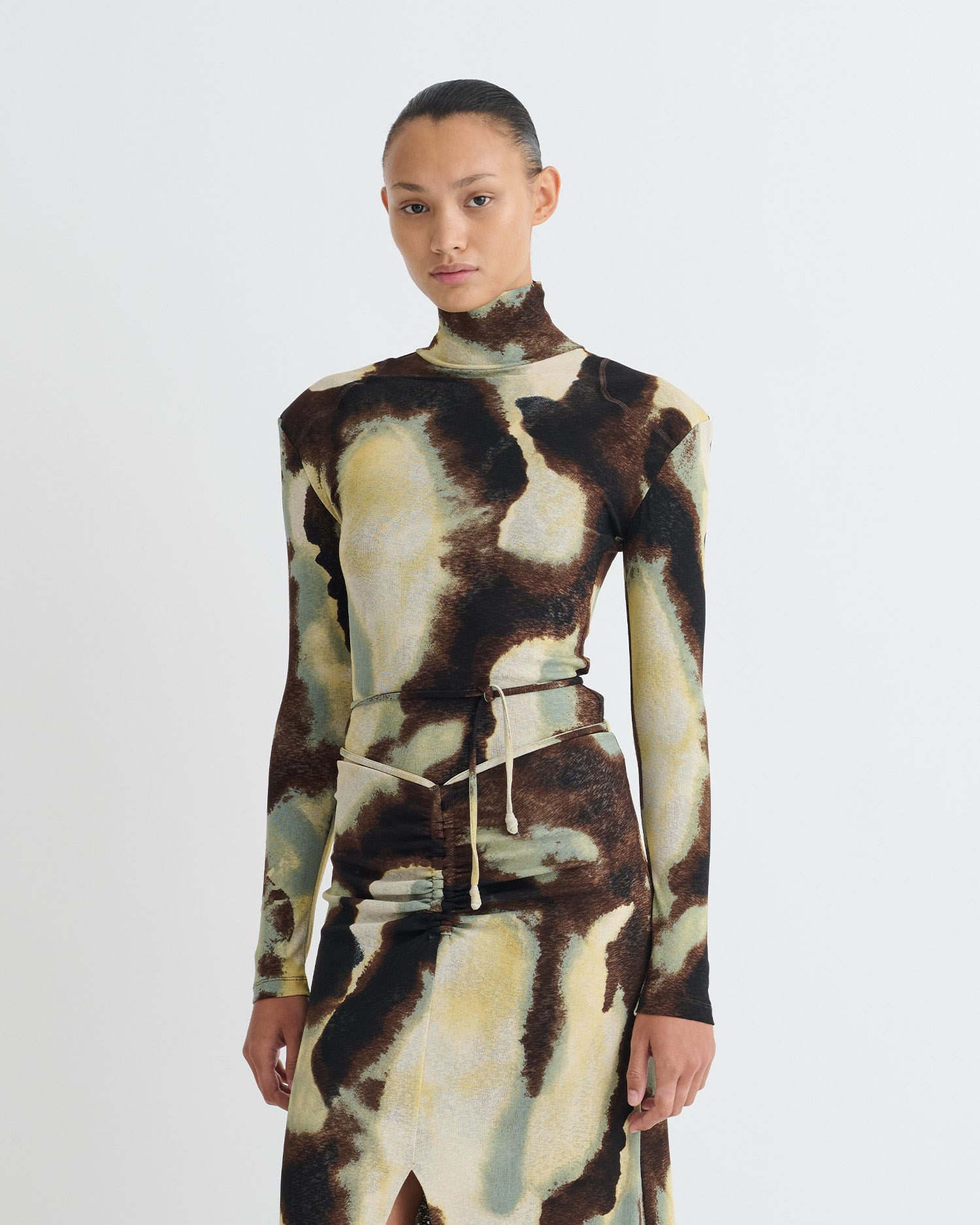 Mesh Jersey Long Sleeved Top - 4
