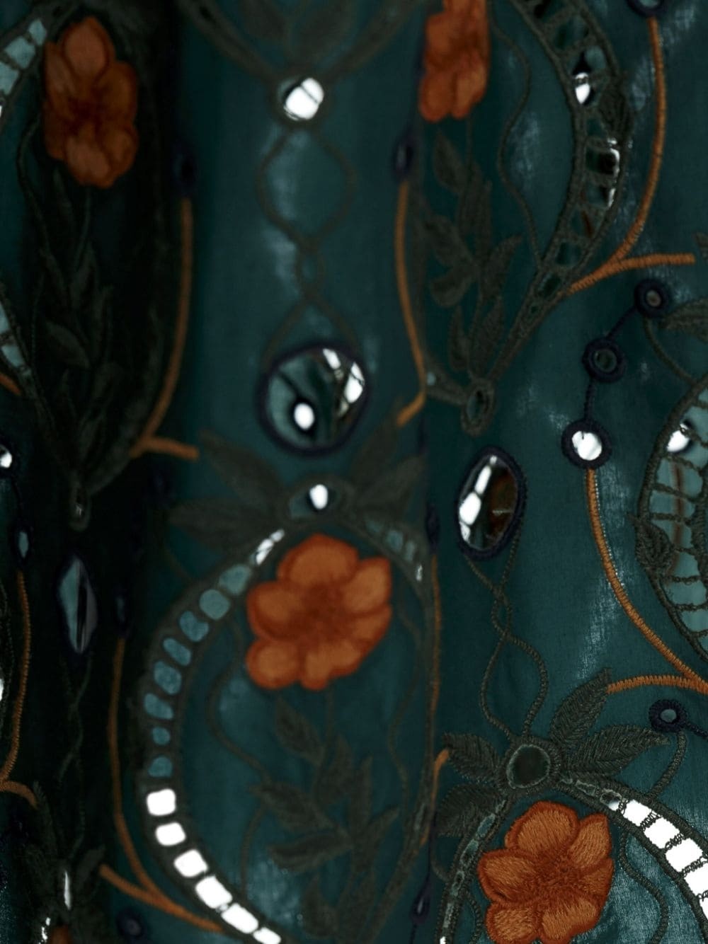 Regina embroidered-design skirt - 5