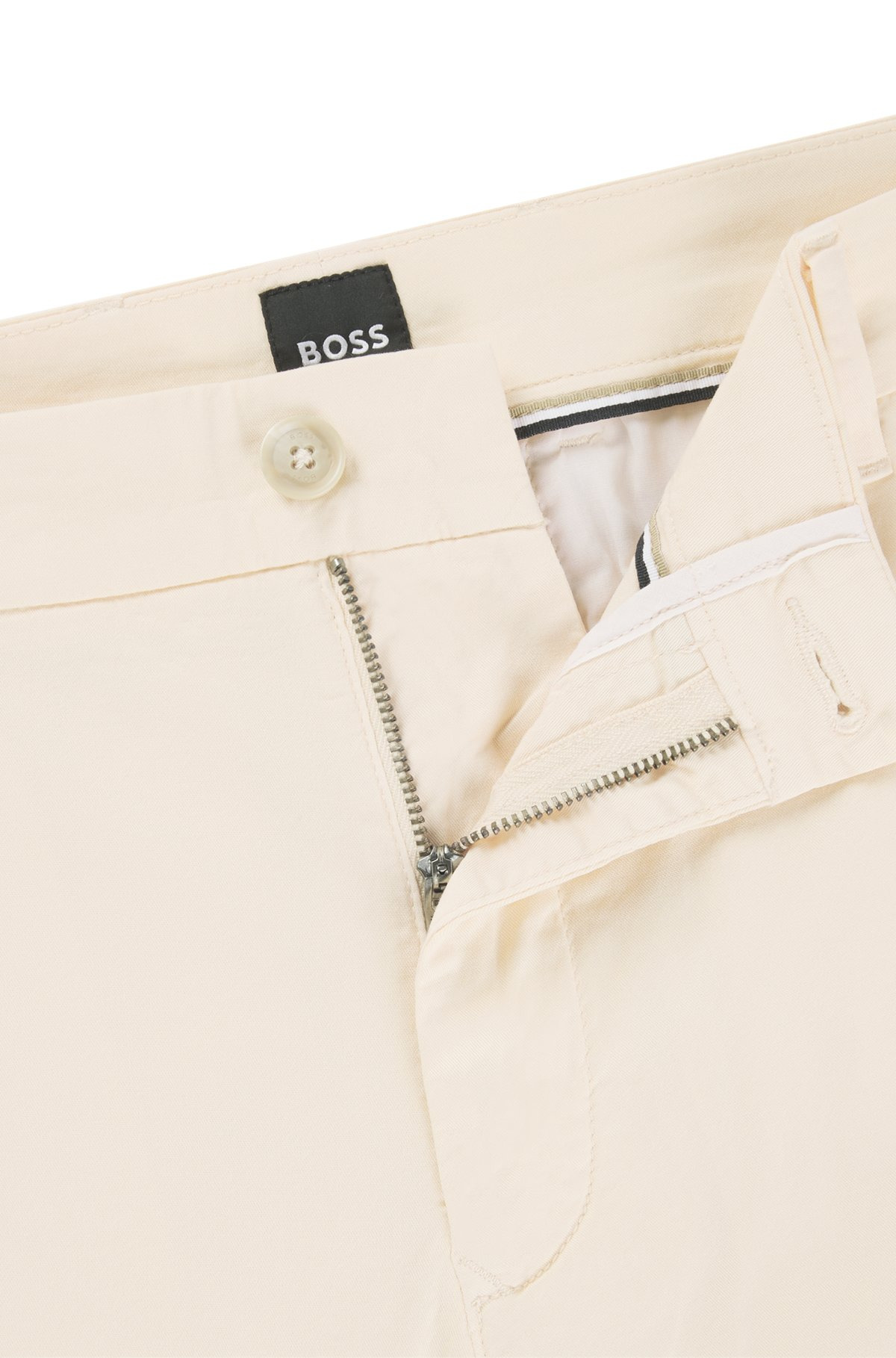 SLIM-FIT SHORTS IN STRETCH-COTTON TWILL - 6