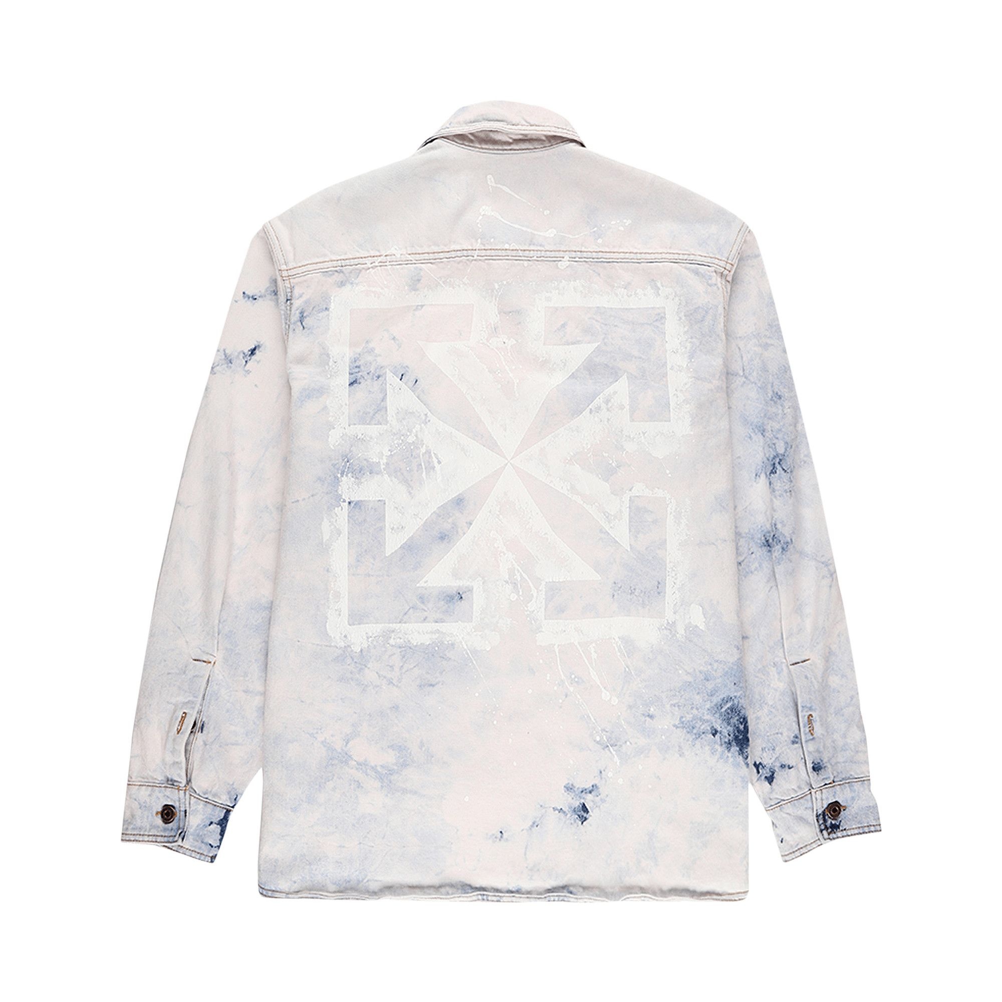 Off-White Arrow Over Denim Shirt 'Extreme Bleach' - 2