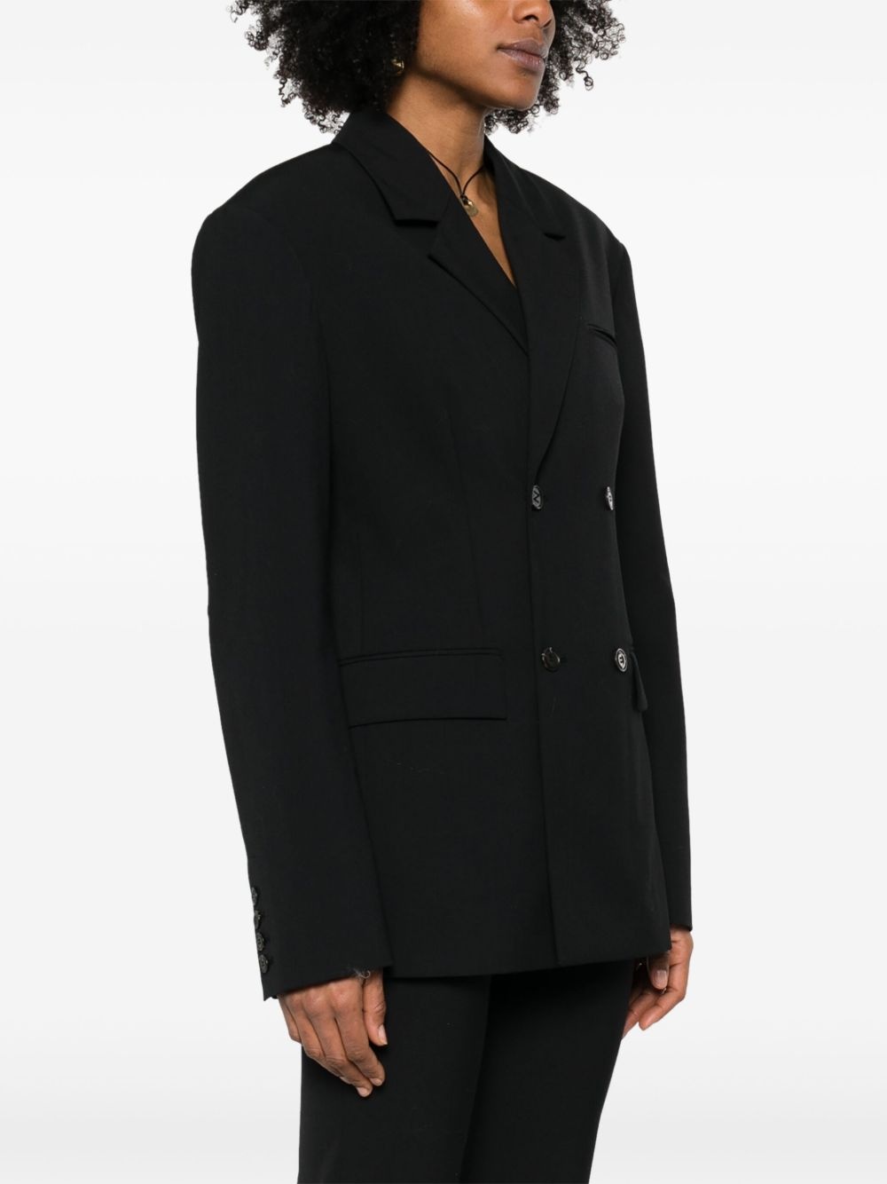 double-breasted blazer - 3