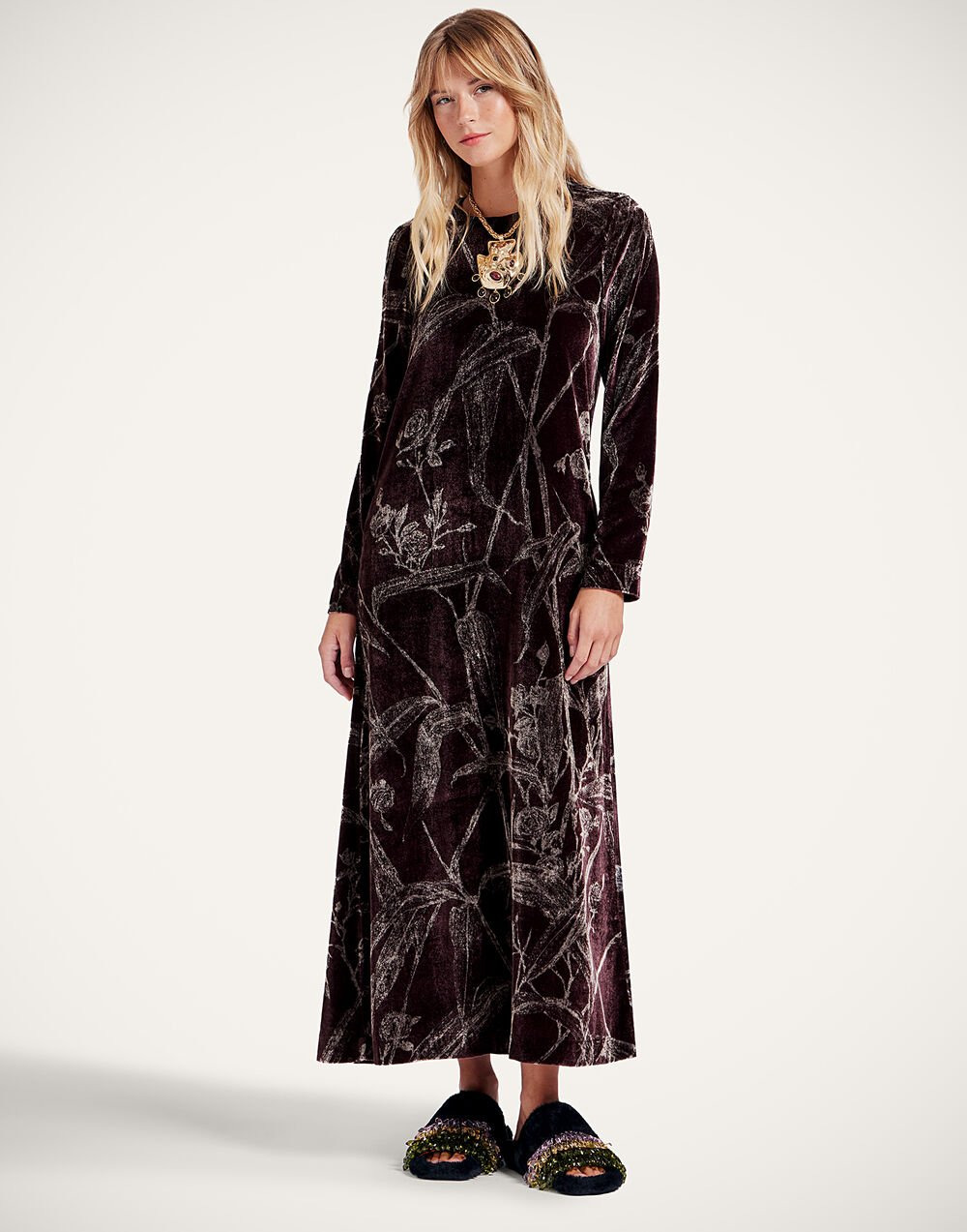 Long Sleeve Swing Dress - 2