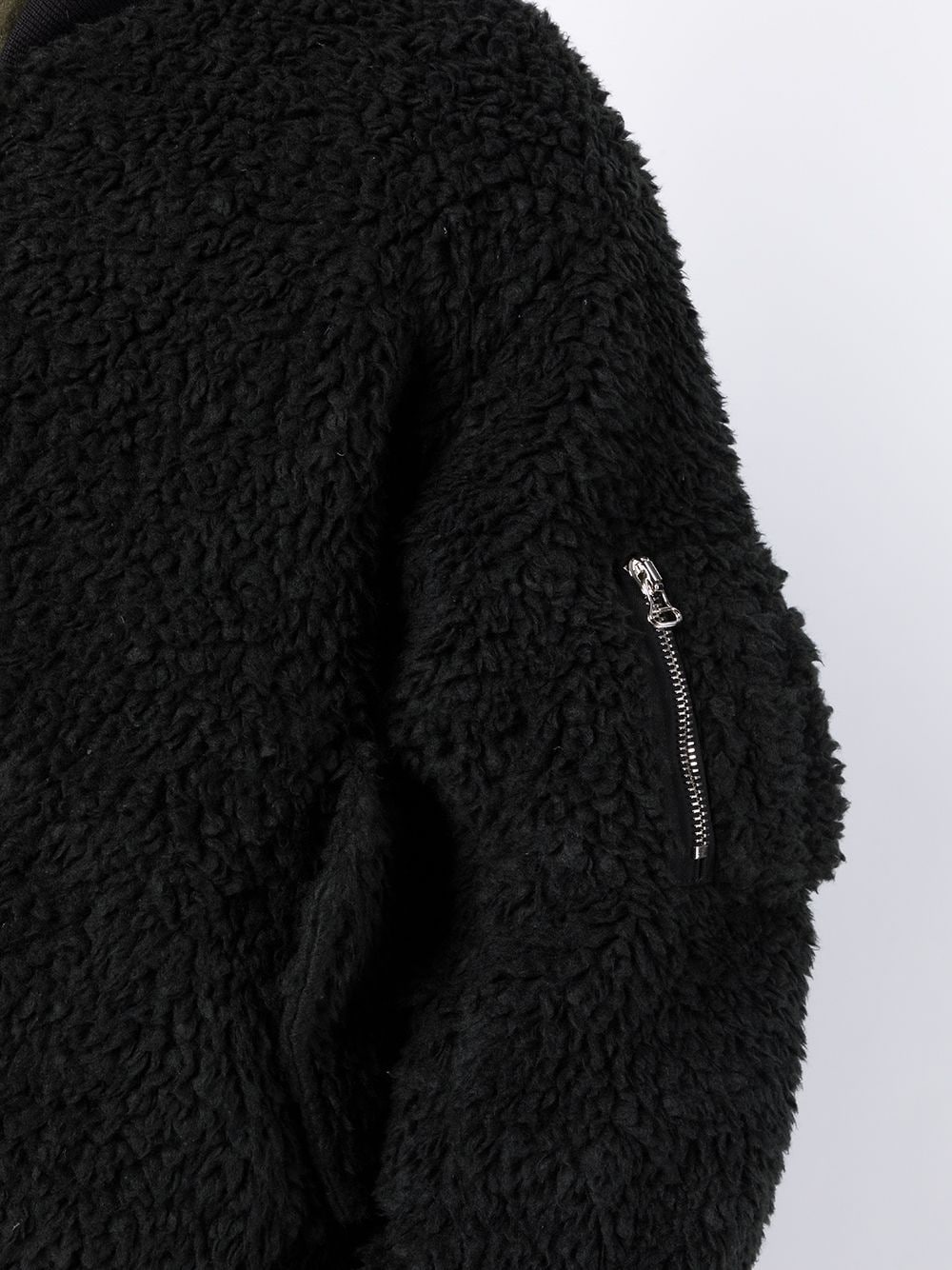 ZIP-DETAIL BOMBER JACKET - 4